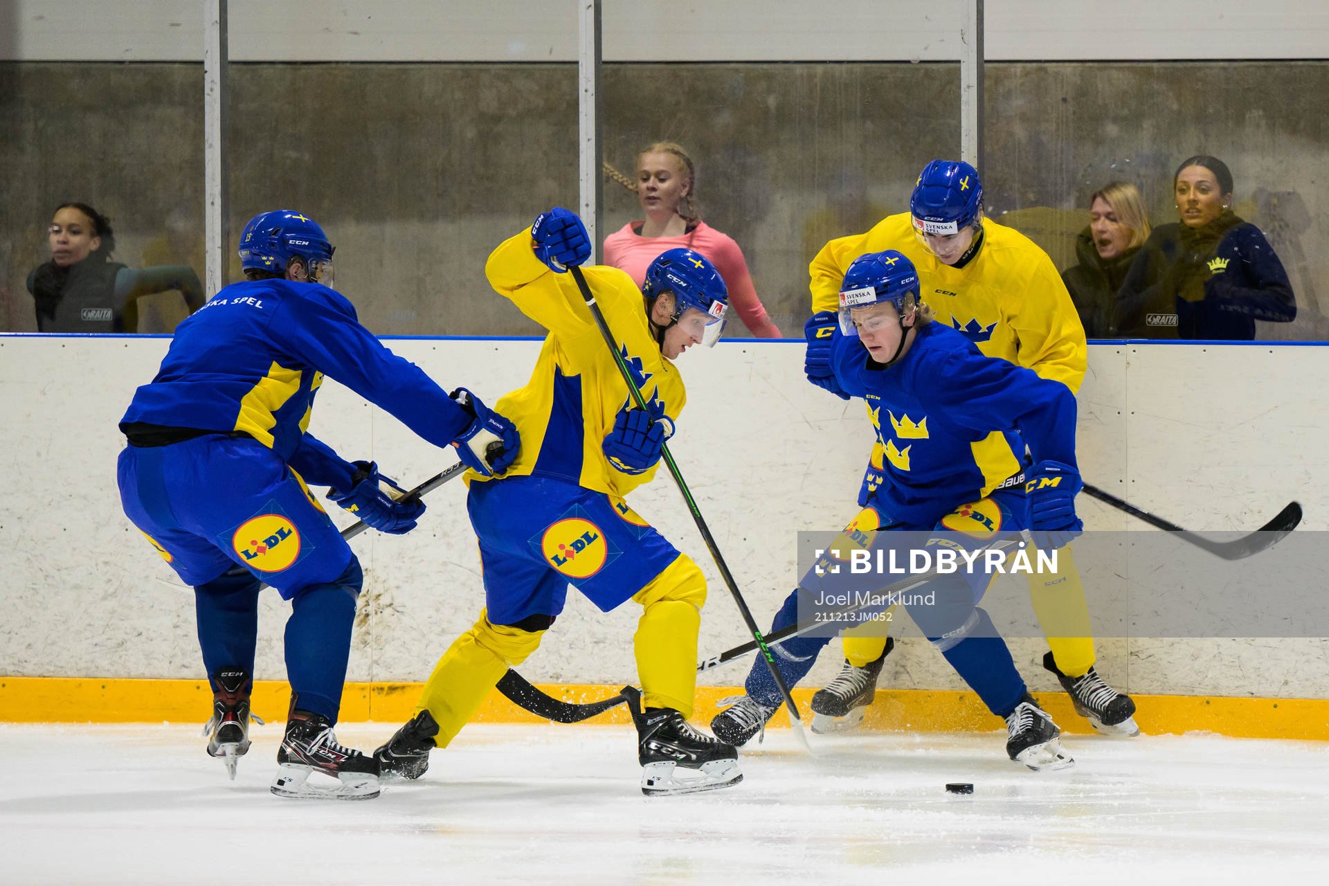 Elias Stenman, Oskar Magnusson, Theodor Niederbach and