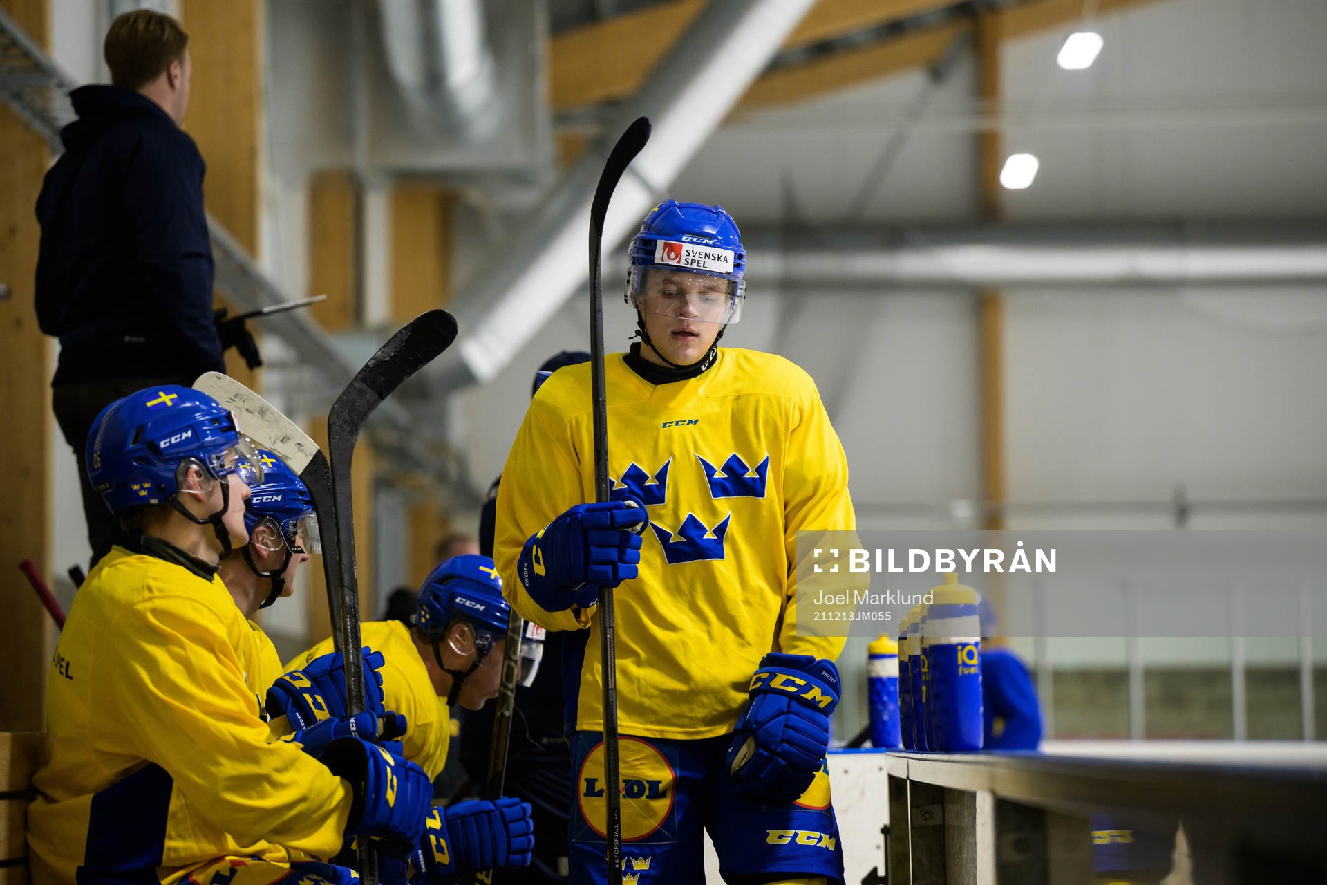 Måns Forsfjäll of the Swedish under-20 national ice