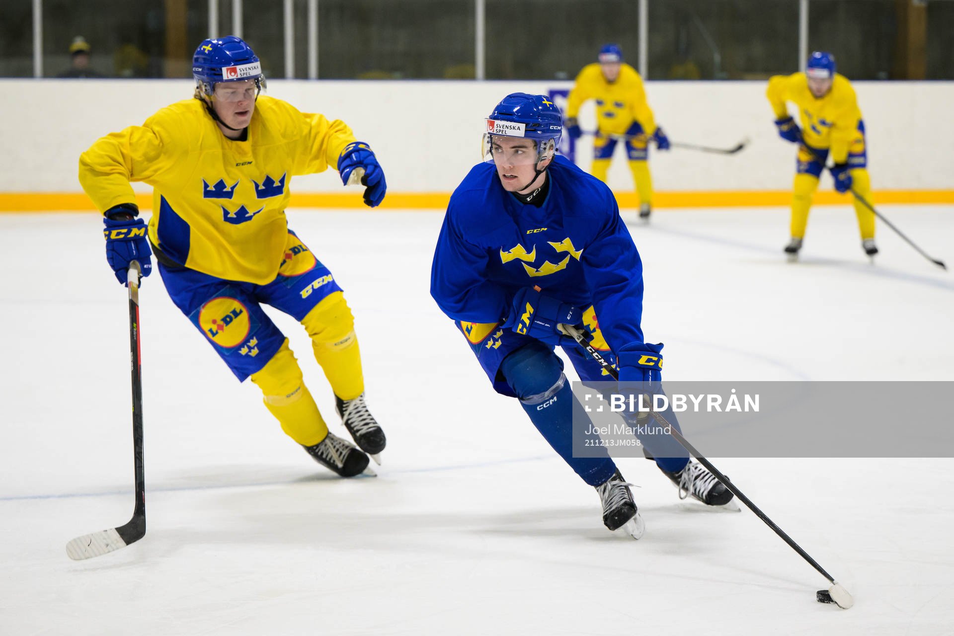 Åke Stakkestad and Elias Stenman of the Swedish under-20