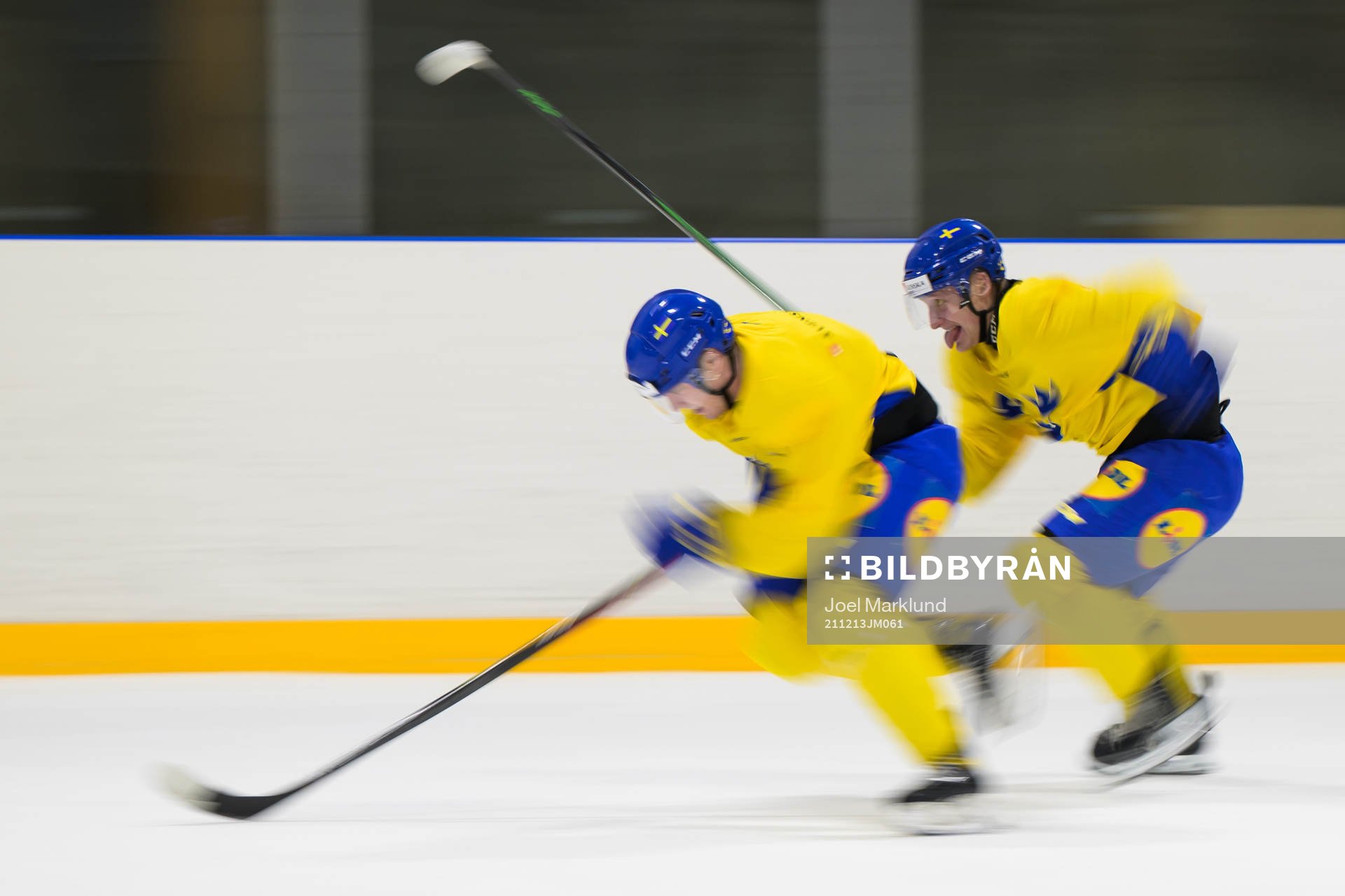 Zion Nybeck and Oskar Magnusson of the Swedish under-20