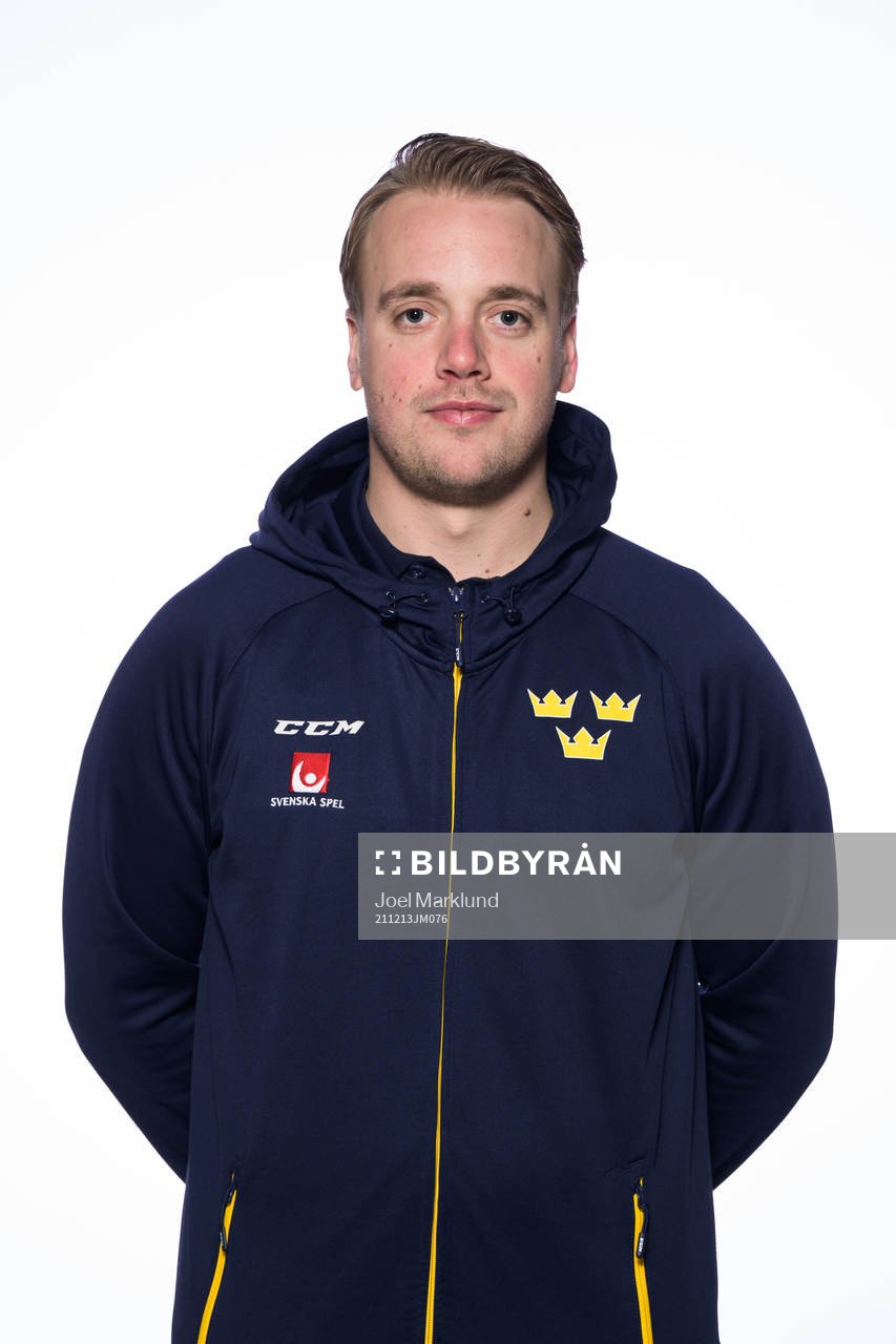 Team manager Hampus Sjöström of the Swedish under-20