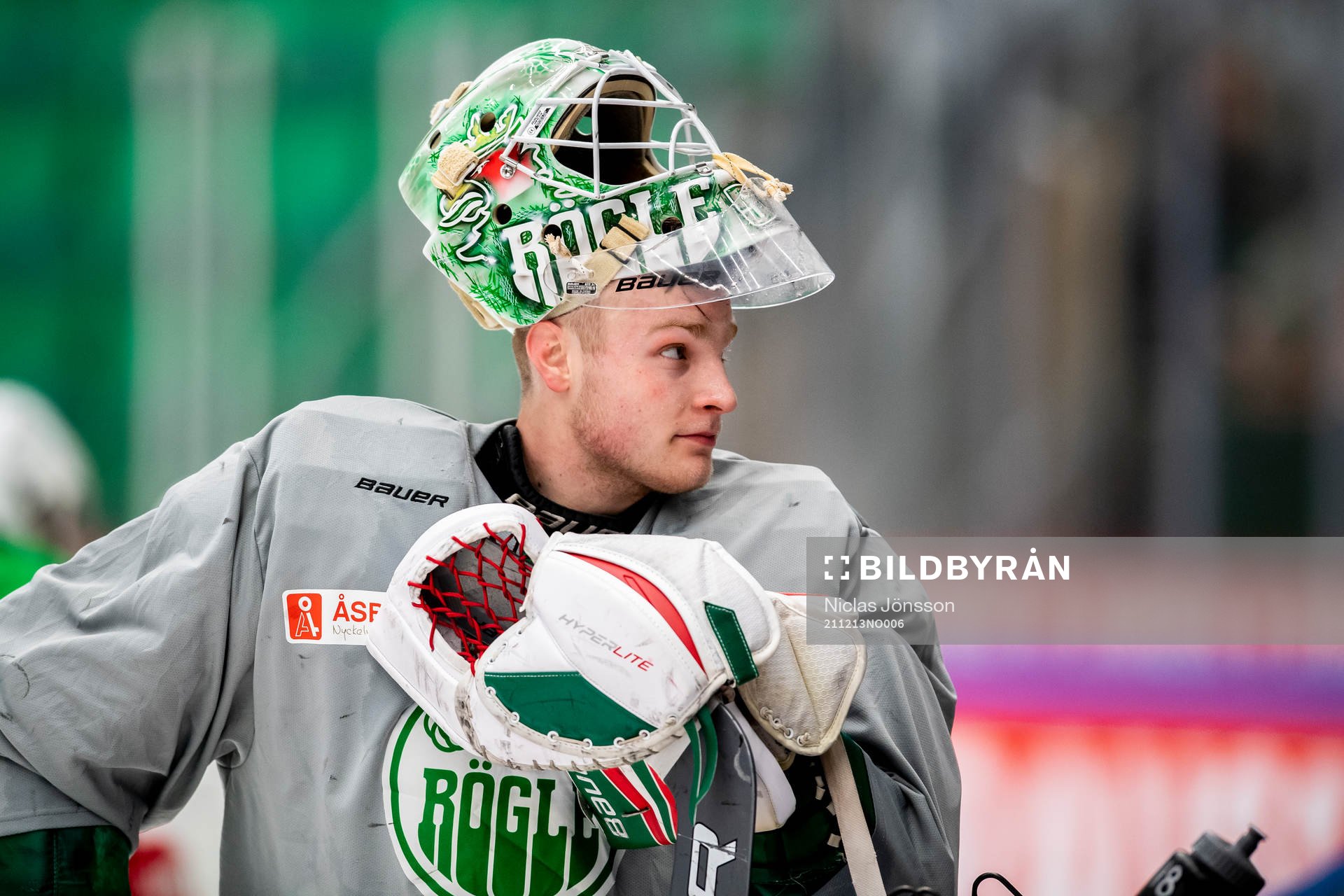Rögles målvakt Edwin Mustafic