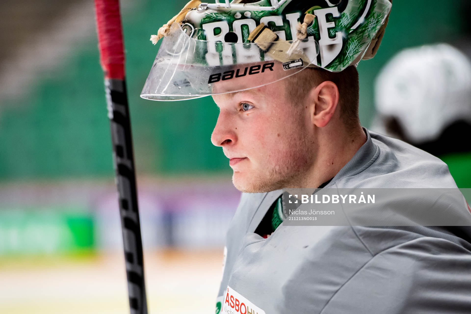 Rögles målvakt Edwin Mustafic