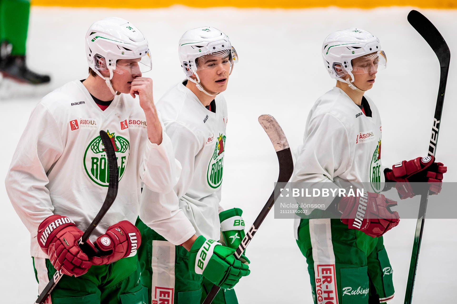 Rögles Adam Edström,William Wallinder och Samuel Jonsson