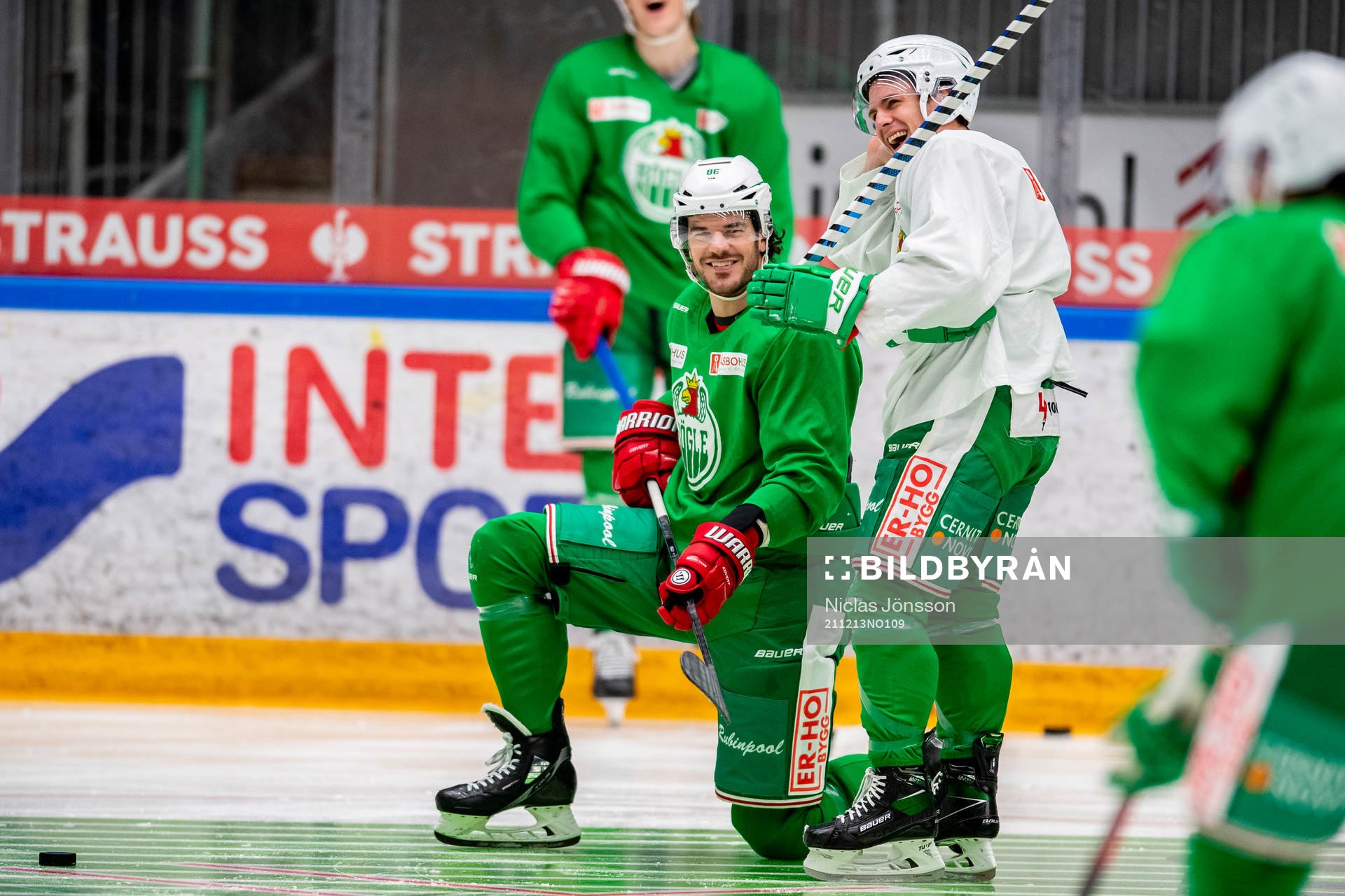 Rögles Eric Gelinas  och Tyler Kelleher