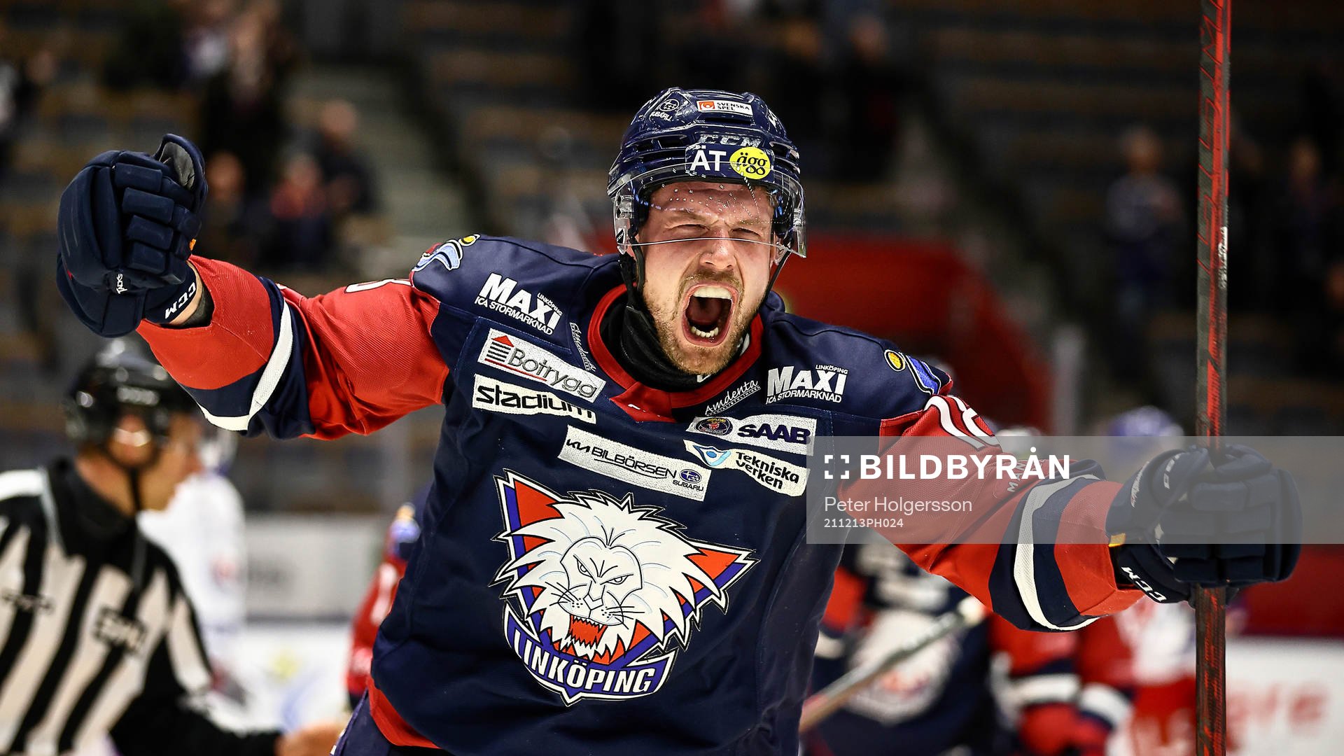 Linköpings Alexander Johansson jublar