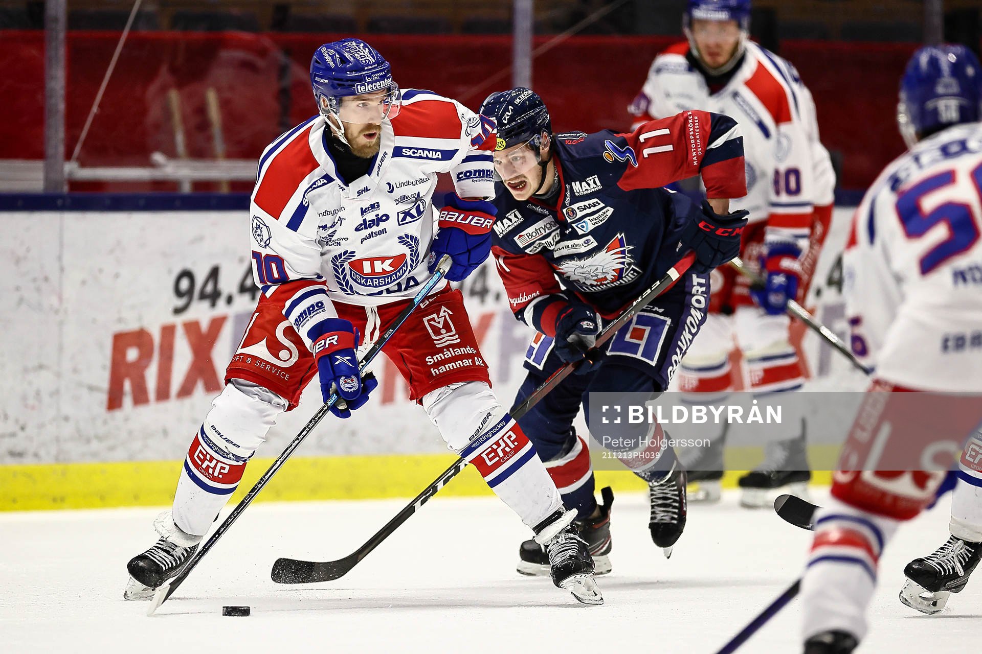 Oskarshamns Dale Weise och Linköpings Henrik Törnqvist