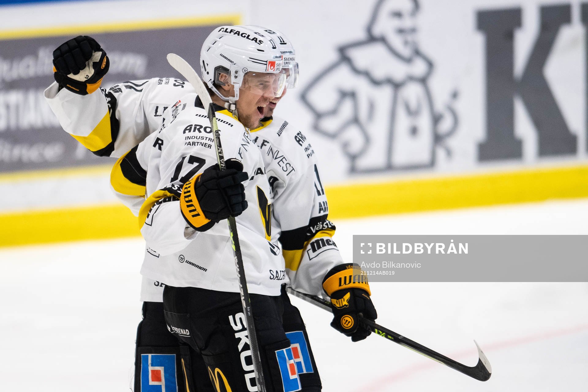 Västerås William Wikman jublar