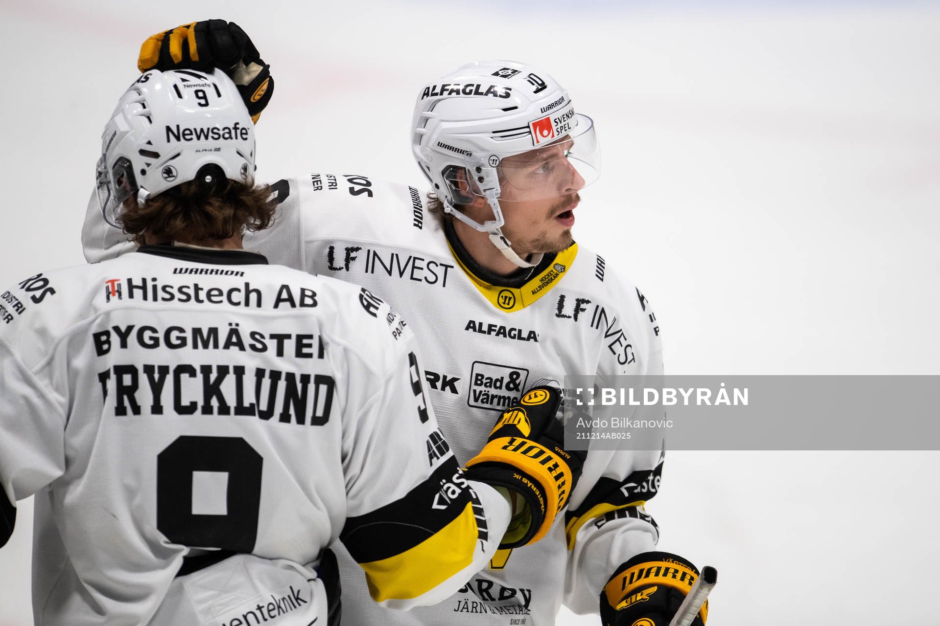 Västerås Jimmie Jansson-Lorek och Mikael Frycklund jublar