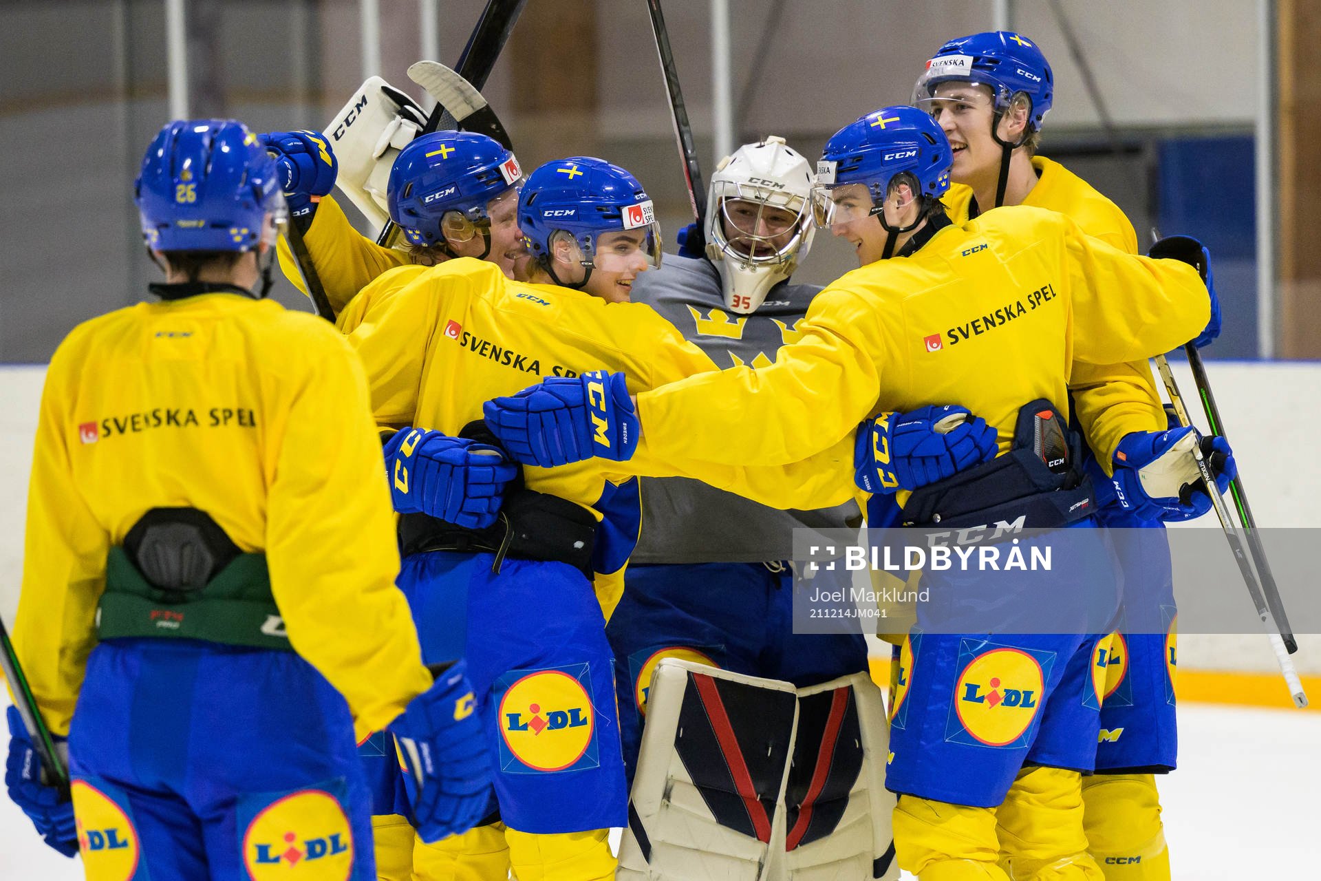Joel Nyström, Åke Stakkestad, Elliot Ekmark, goaltender