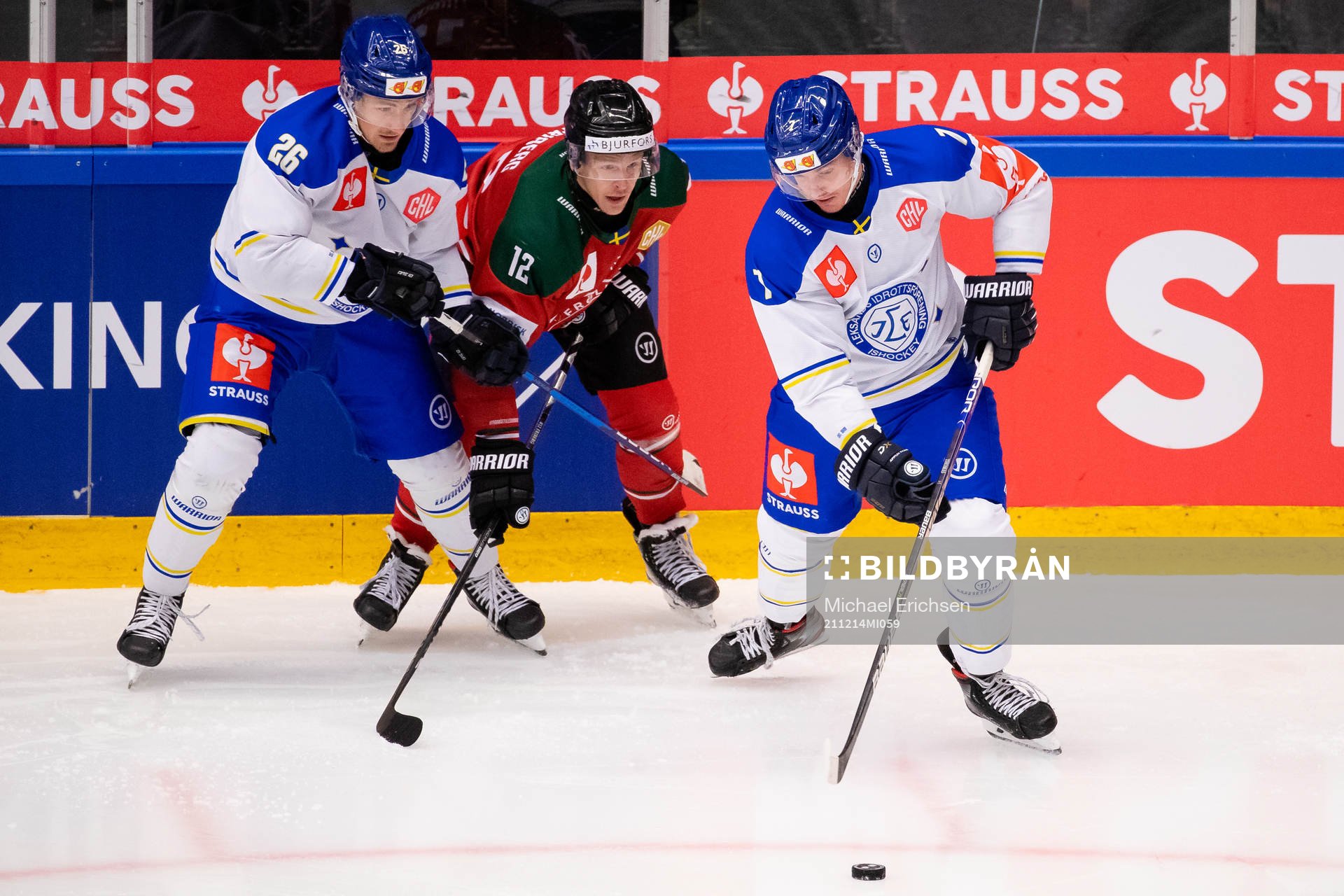 Patrik Norén and Benjamin Thomas of Leksand  and Max