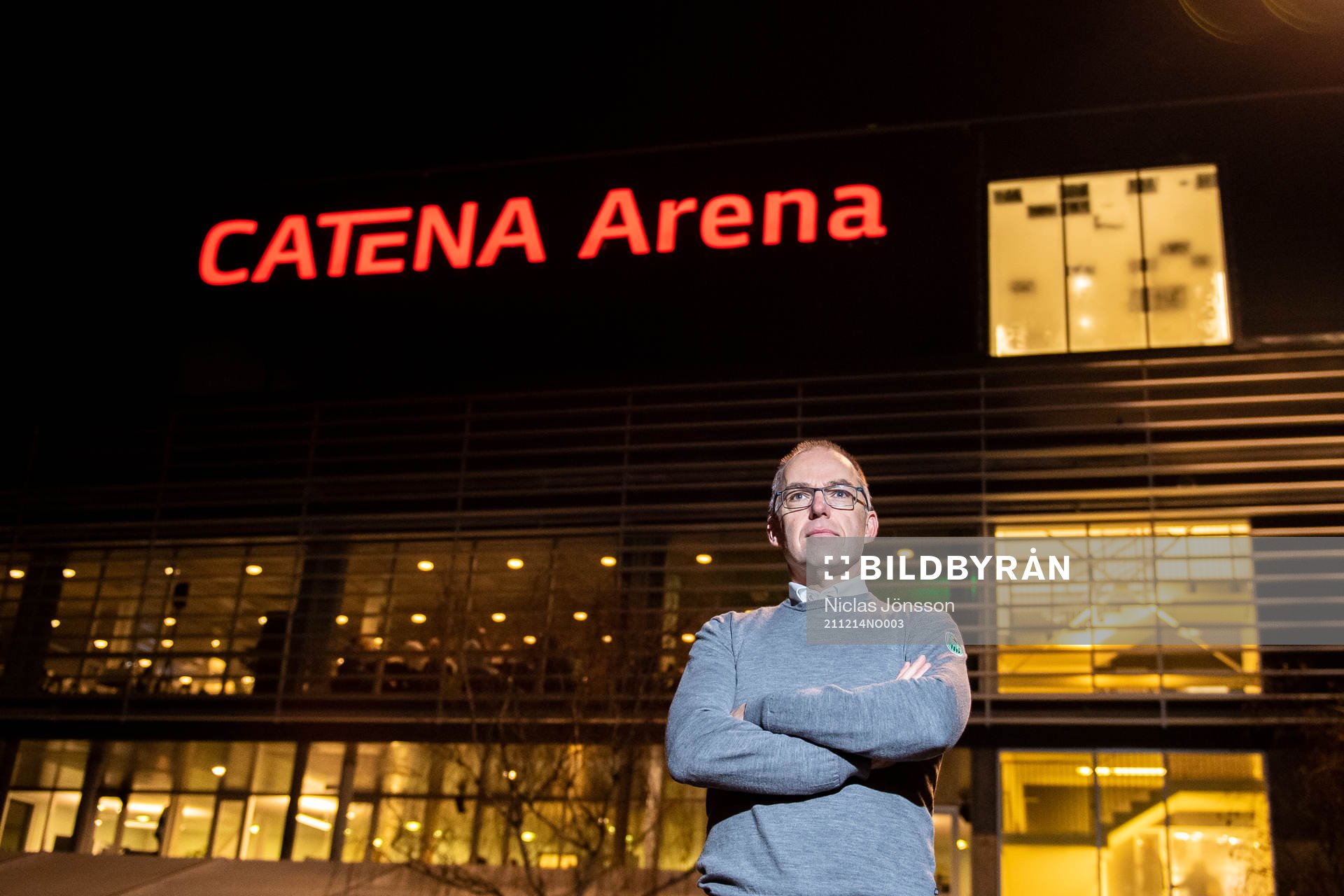 Club director Daniel Koch of Rögle  poses for a portrait