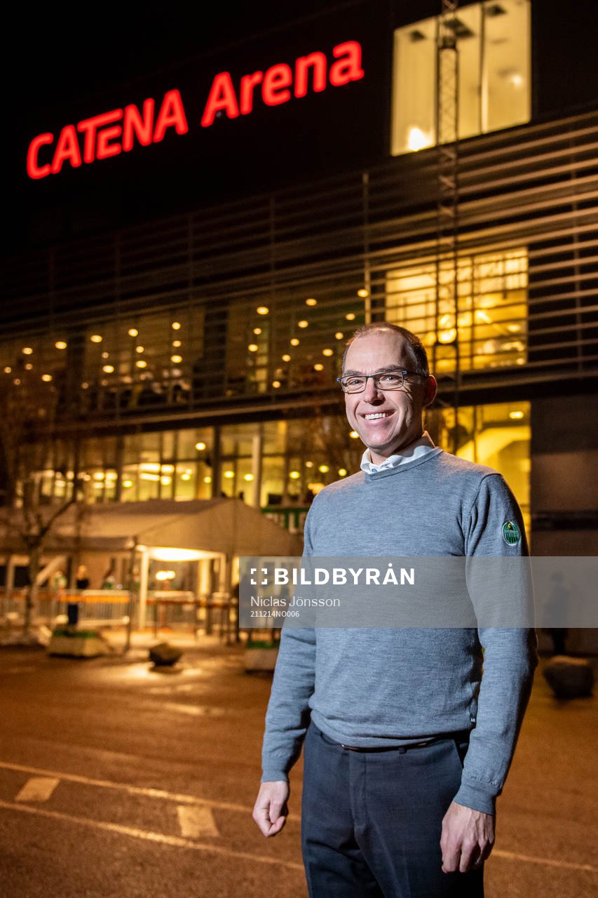 Club director Daniel Koch of Rögle  poses for a portrait