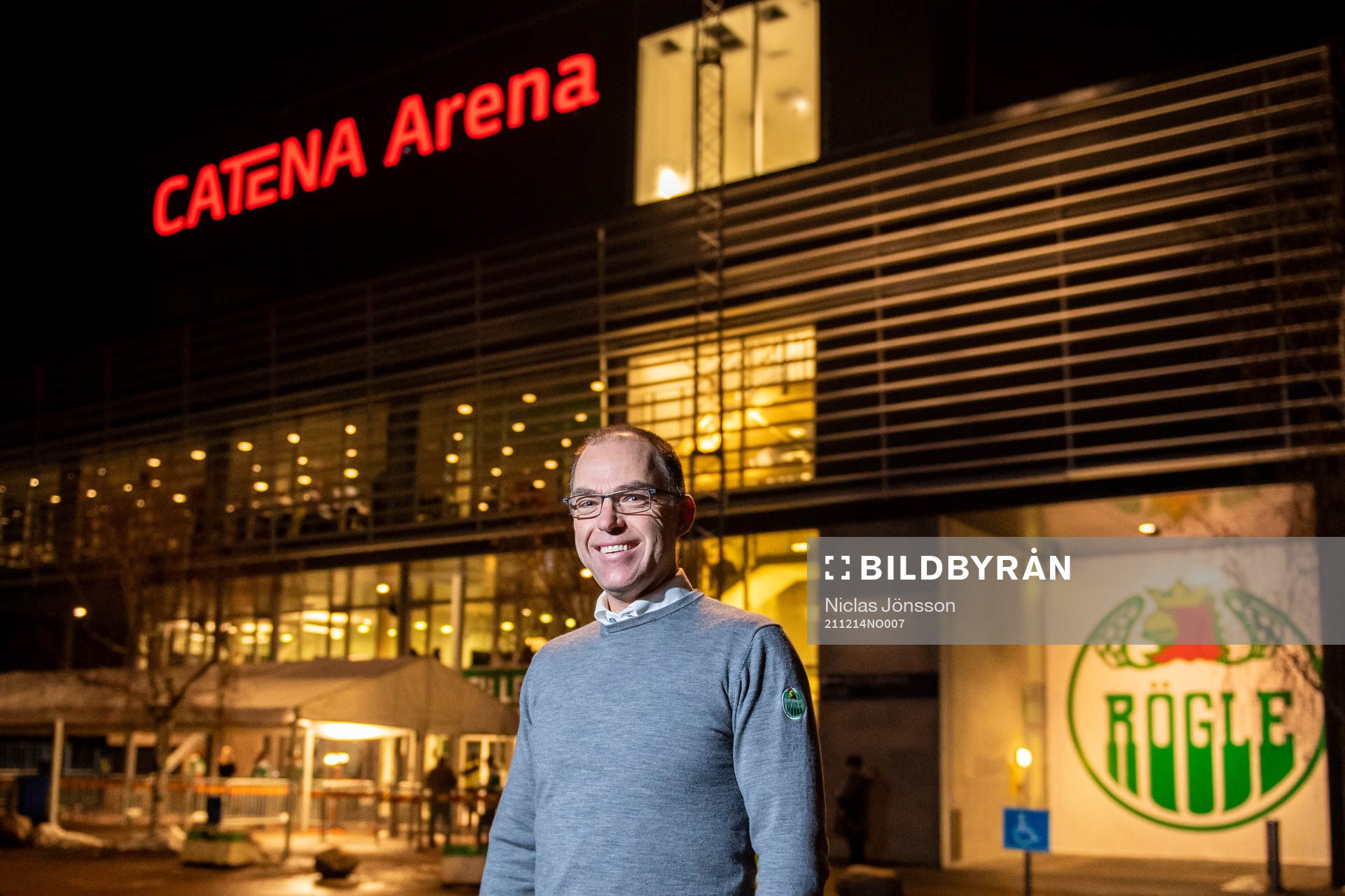 Club director Daniel Koch of Rögle  poses for a portrait