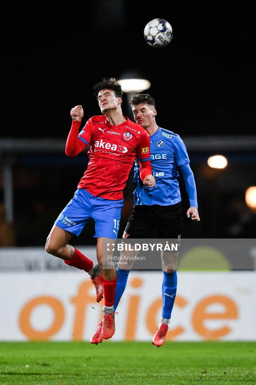 Helsingborgs Assad Al Hamlawi och Halmstads Samuel Kroon