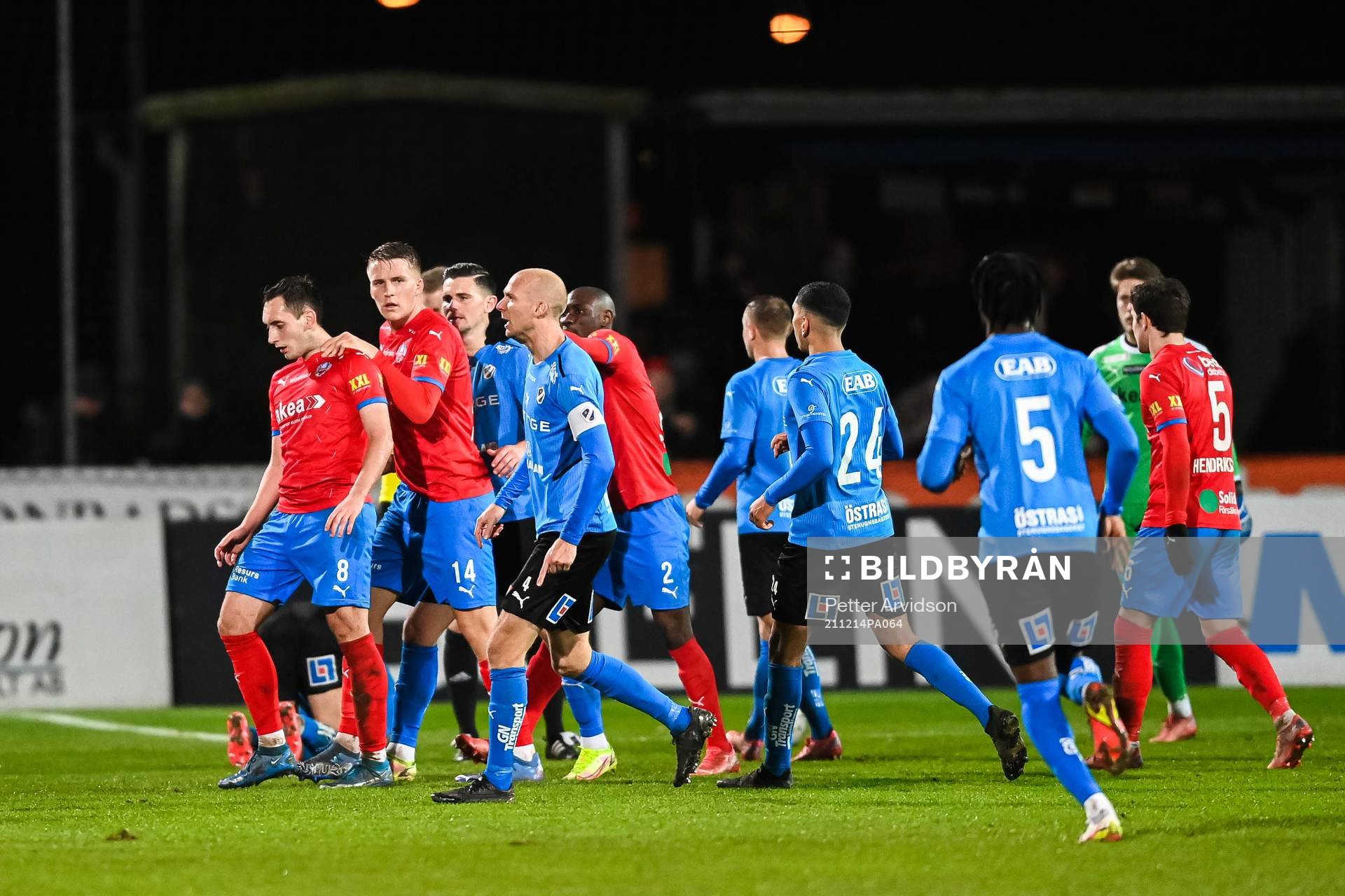 Helsingborgs Vladislav Kreida och Casper Widell