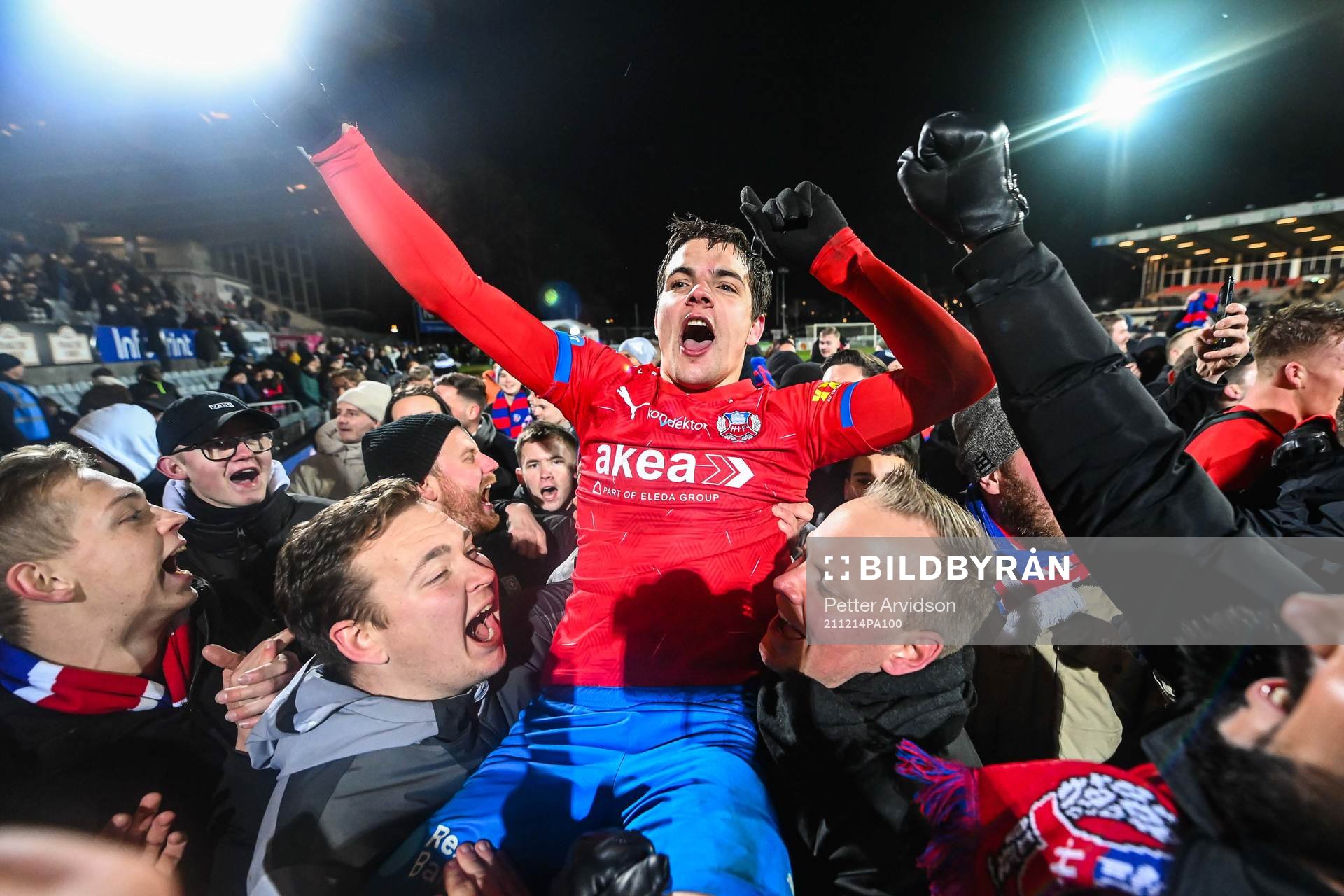 Helsingborgs Brandur Hendriksson Olsen jublar