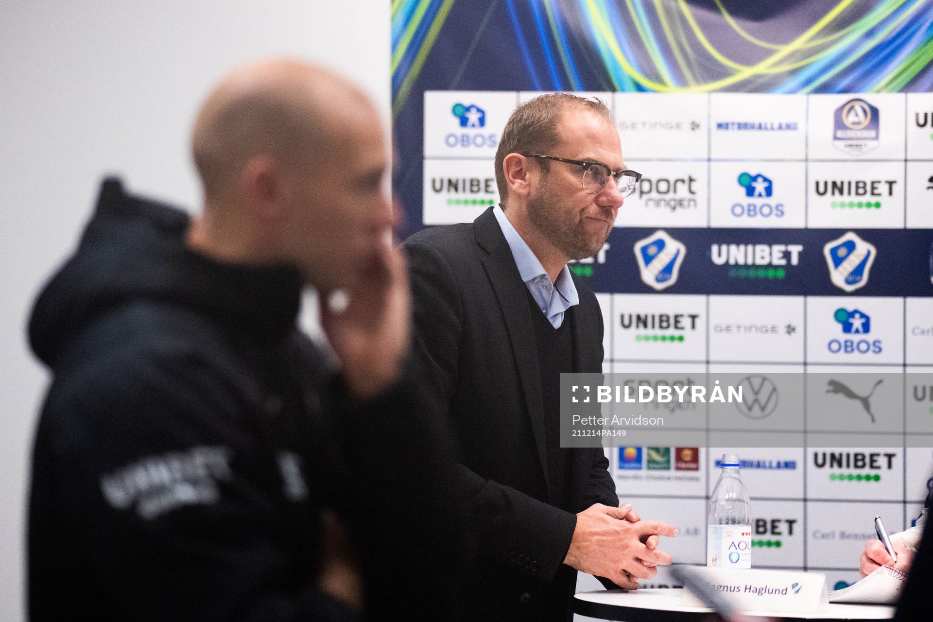 Halmstads manager Magnus Haglund deppar