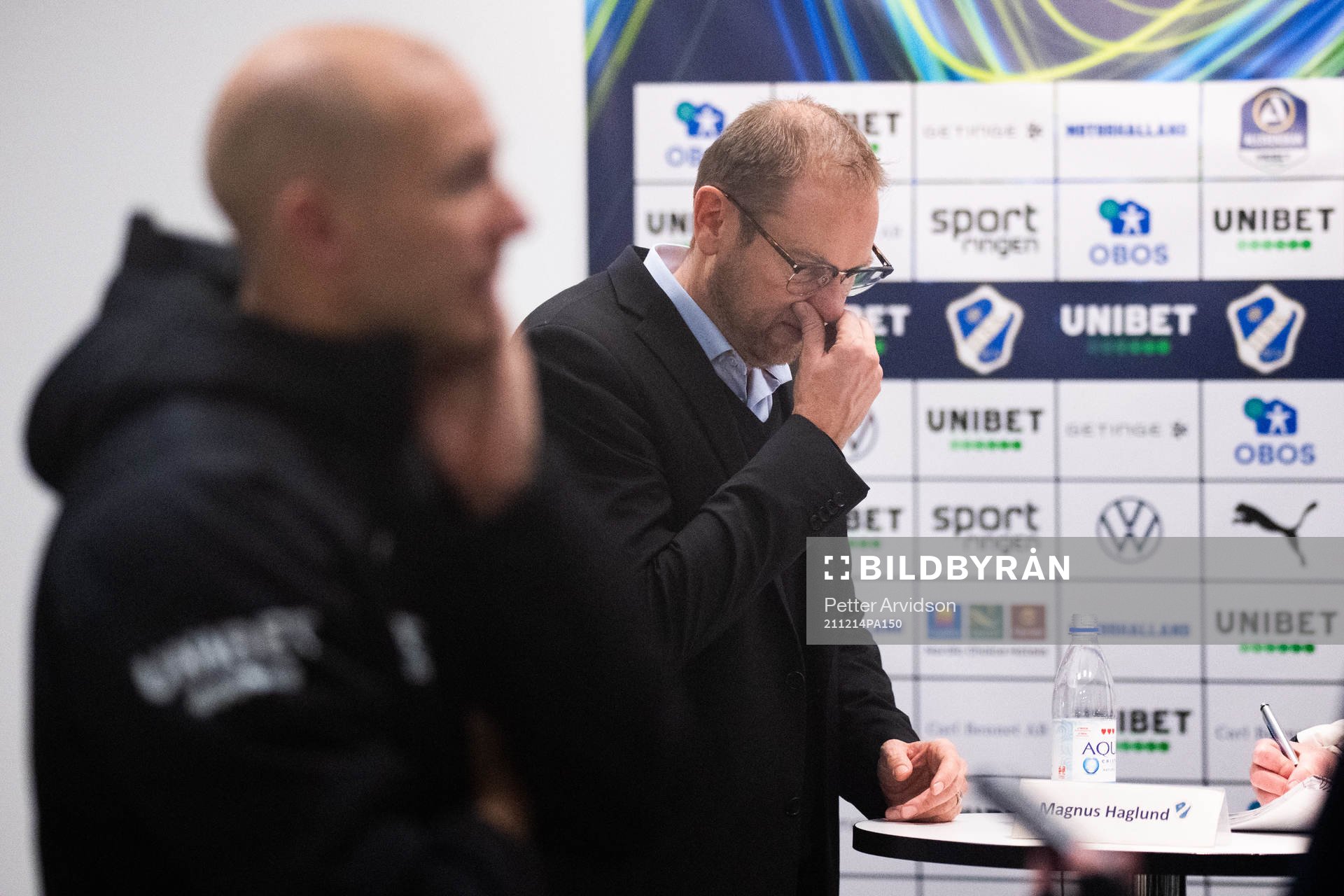 Halmstads manager Magnus Haglund deppar