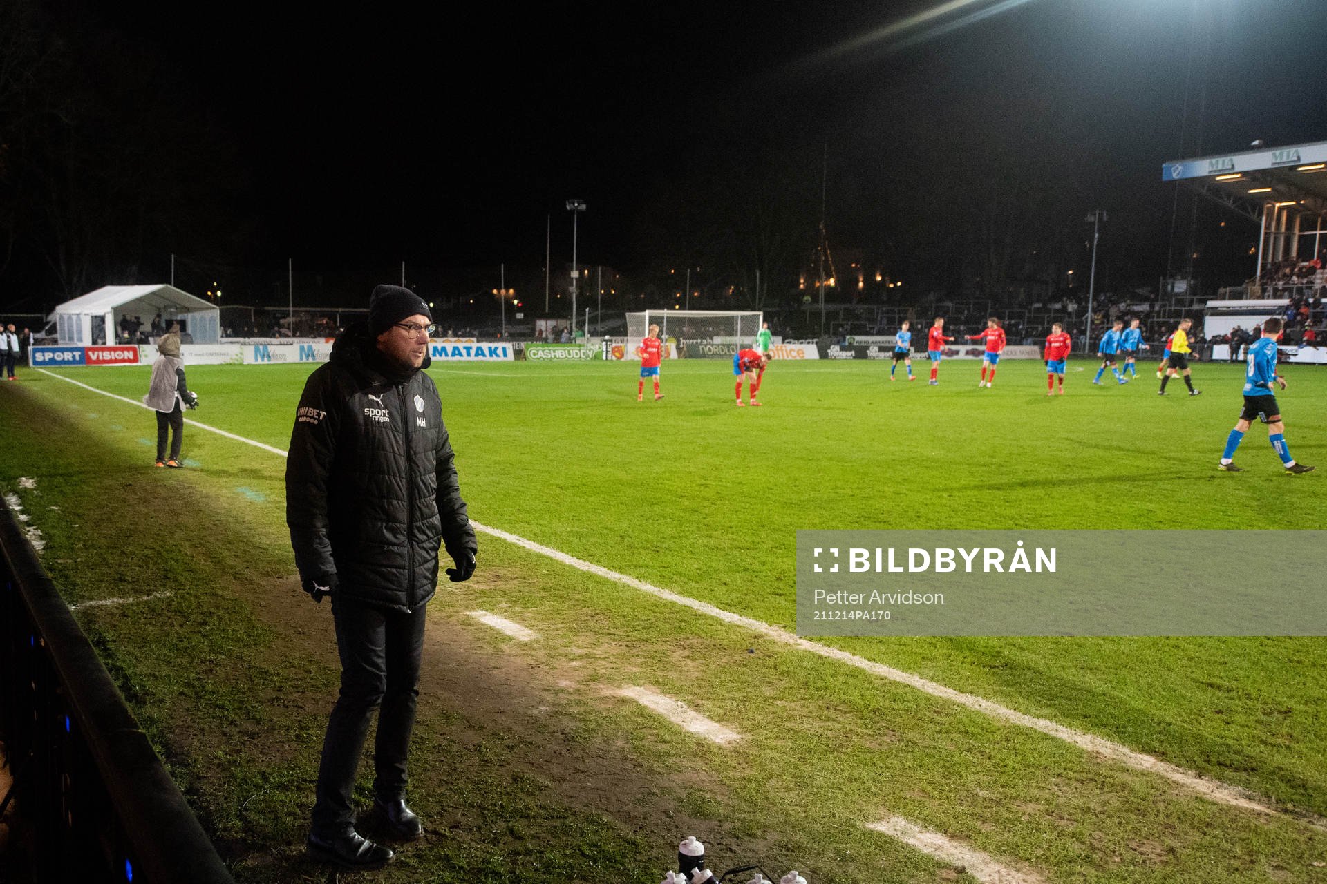 Halmstads manager Magnus Haglund deppar