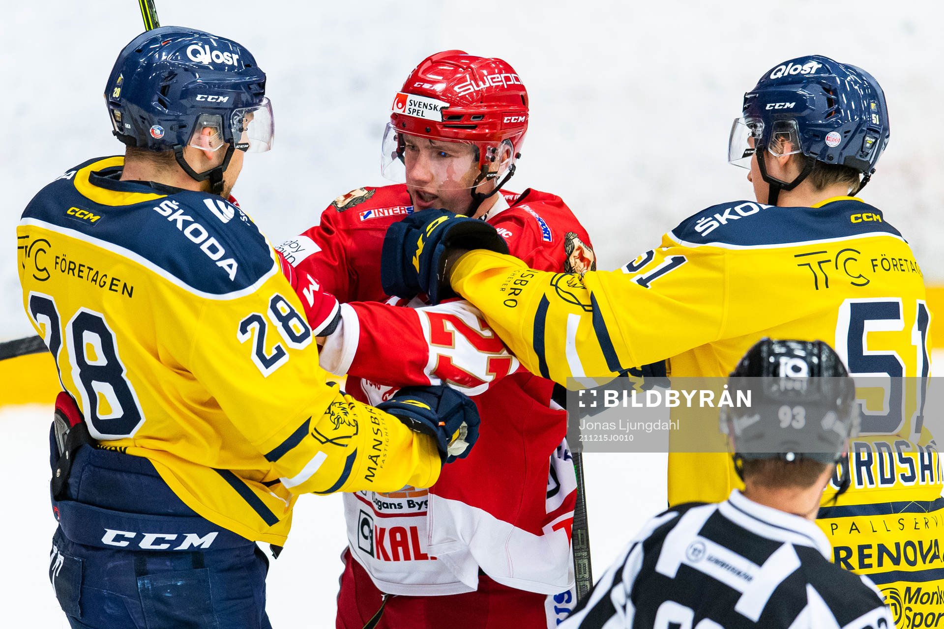 Södertäljes Emil Alba och Troja-Ljungbys  William Romfors