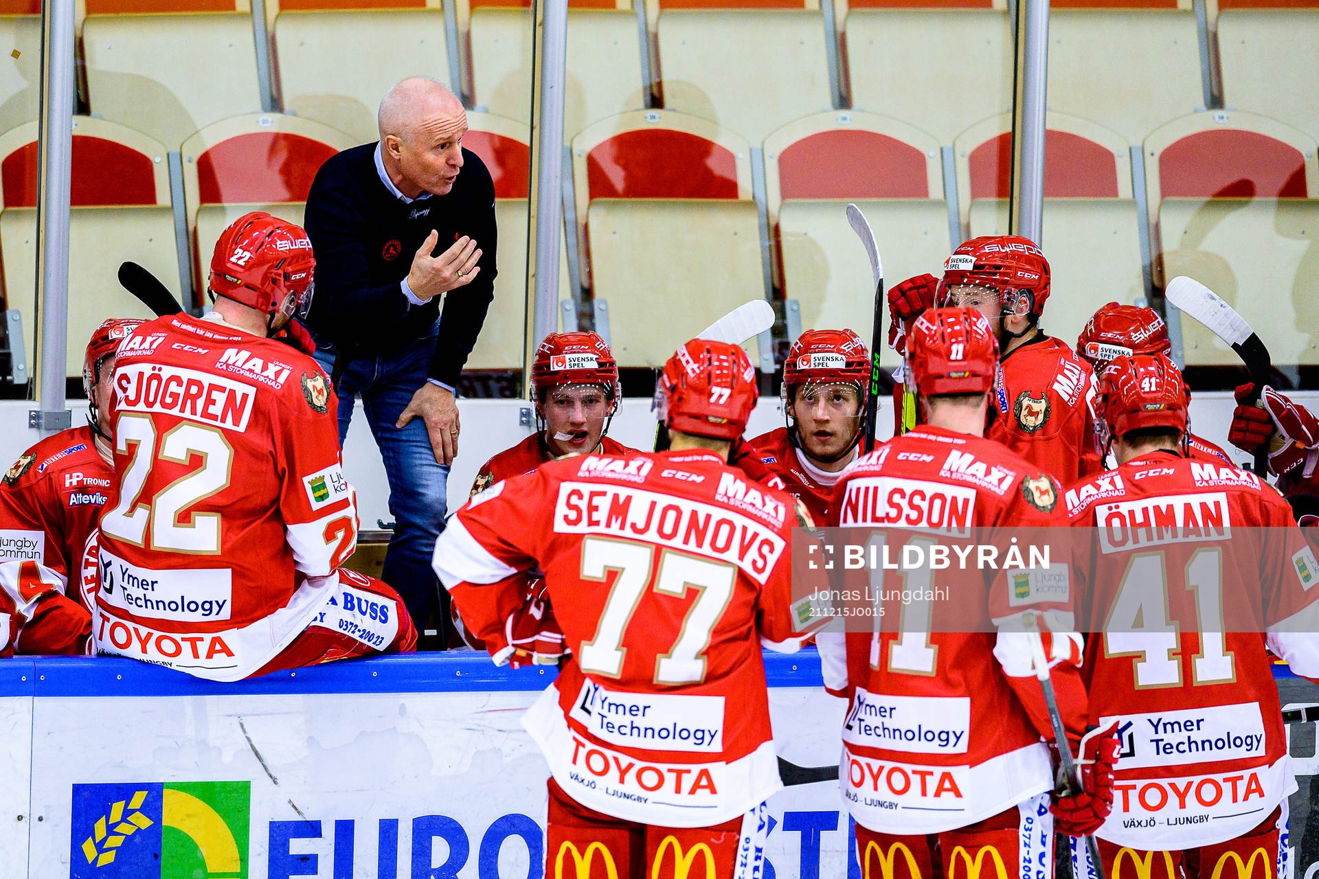 Troja/Ljungbys tränare Roger Forsberg