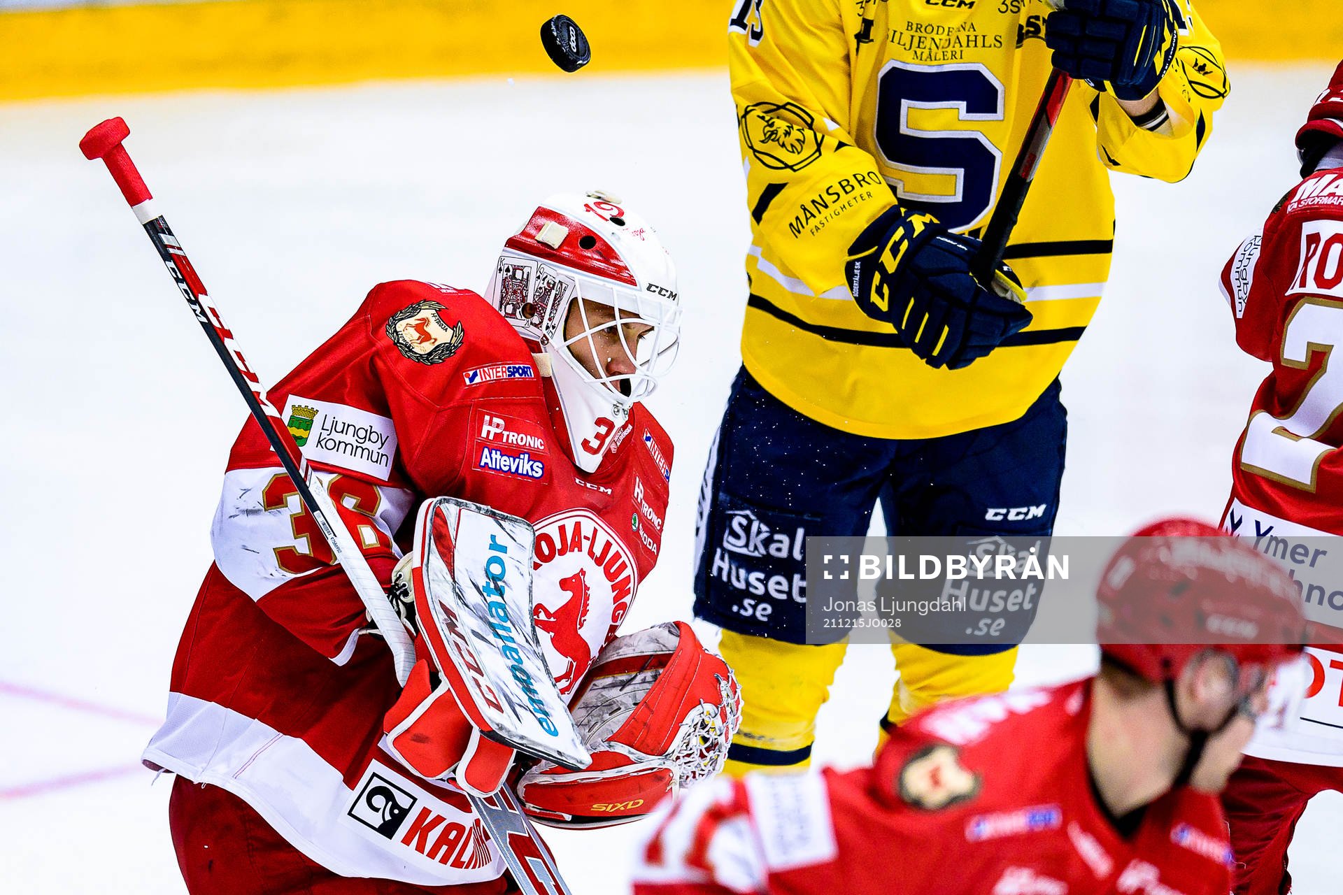 Troja/Ljungbys målvakt Wictor Ragnewall