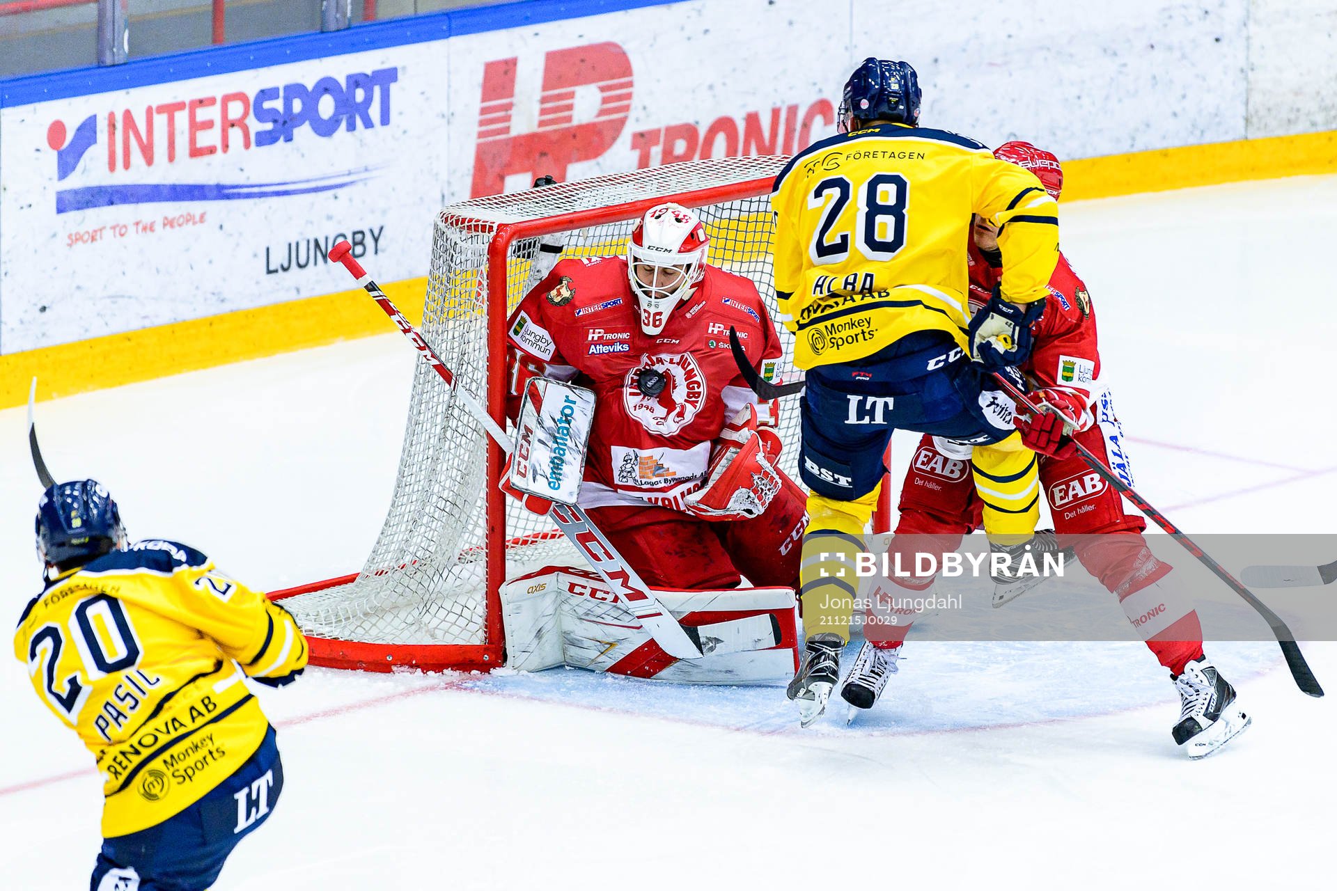 Troja/Ljungbys målvakt Wictor Ragnewall