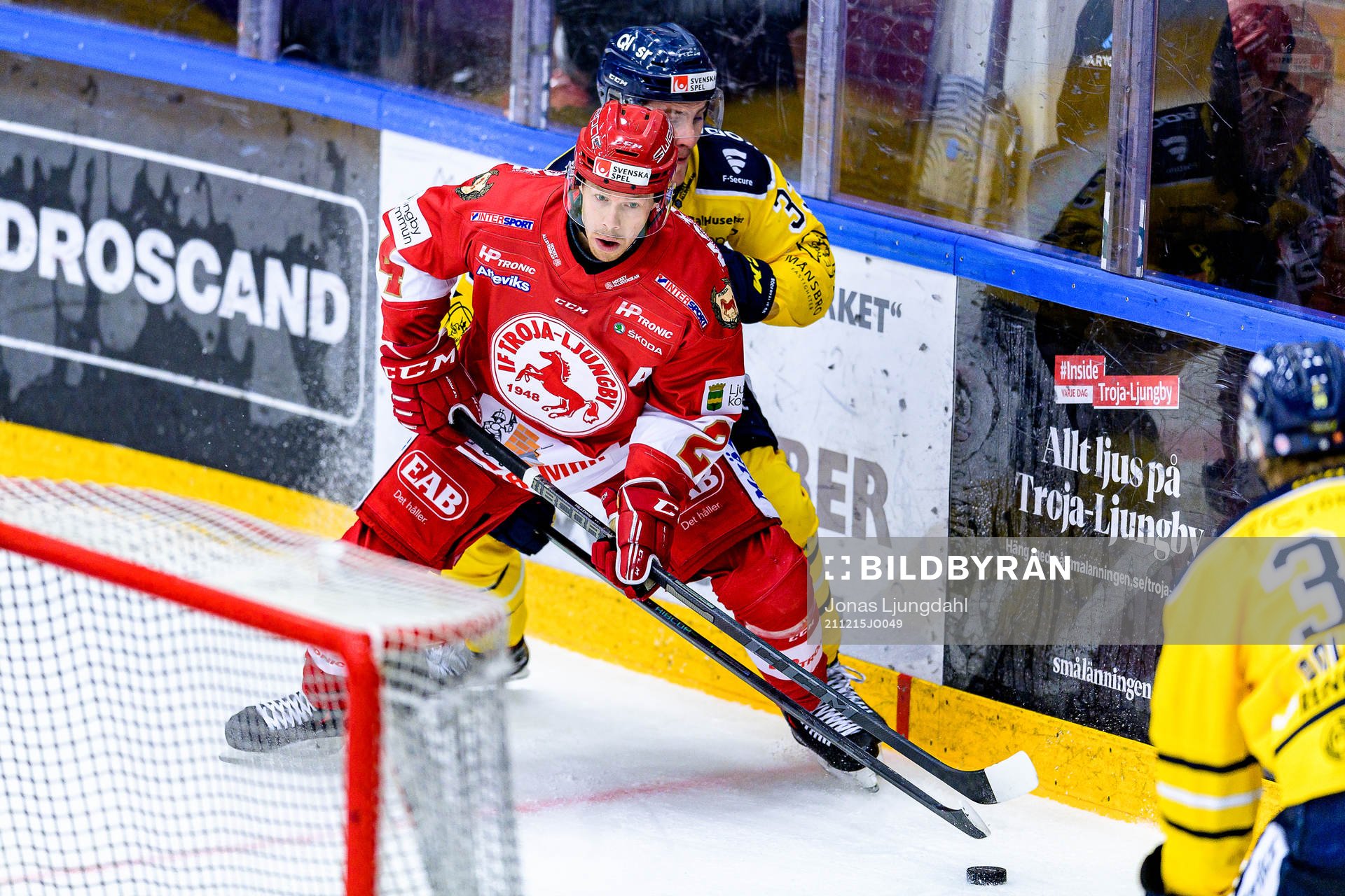 Troja/Ljungbys Joakim Hillding