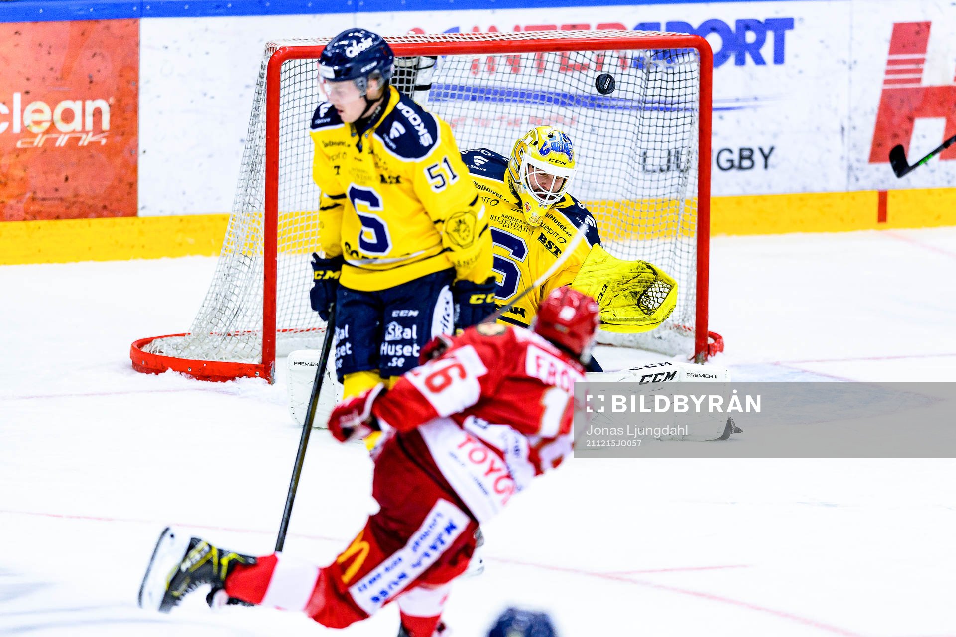 Södertäljes målvakt Fredrik Bergvik