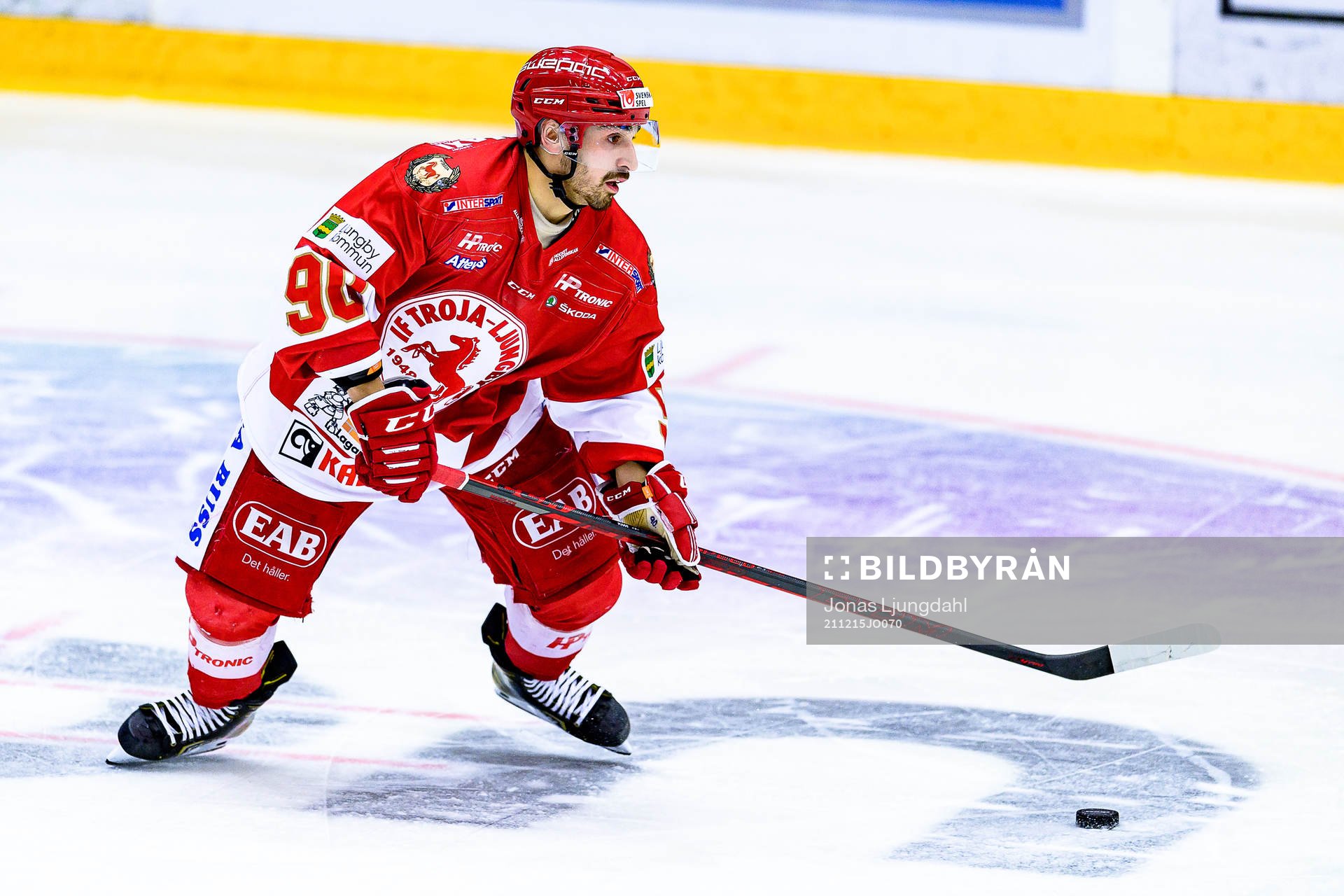 Troja/Ljungbys Kevin Karlsson