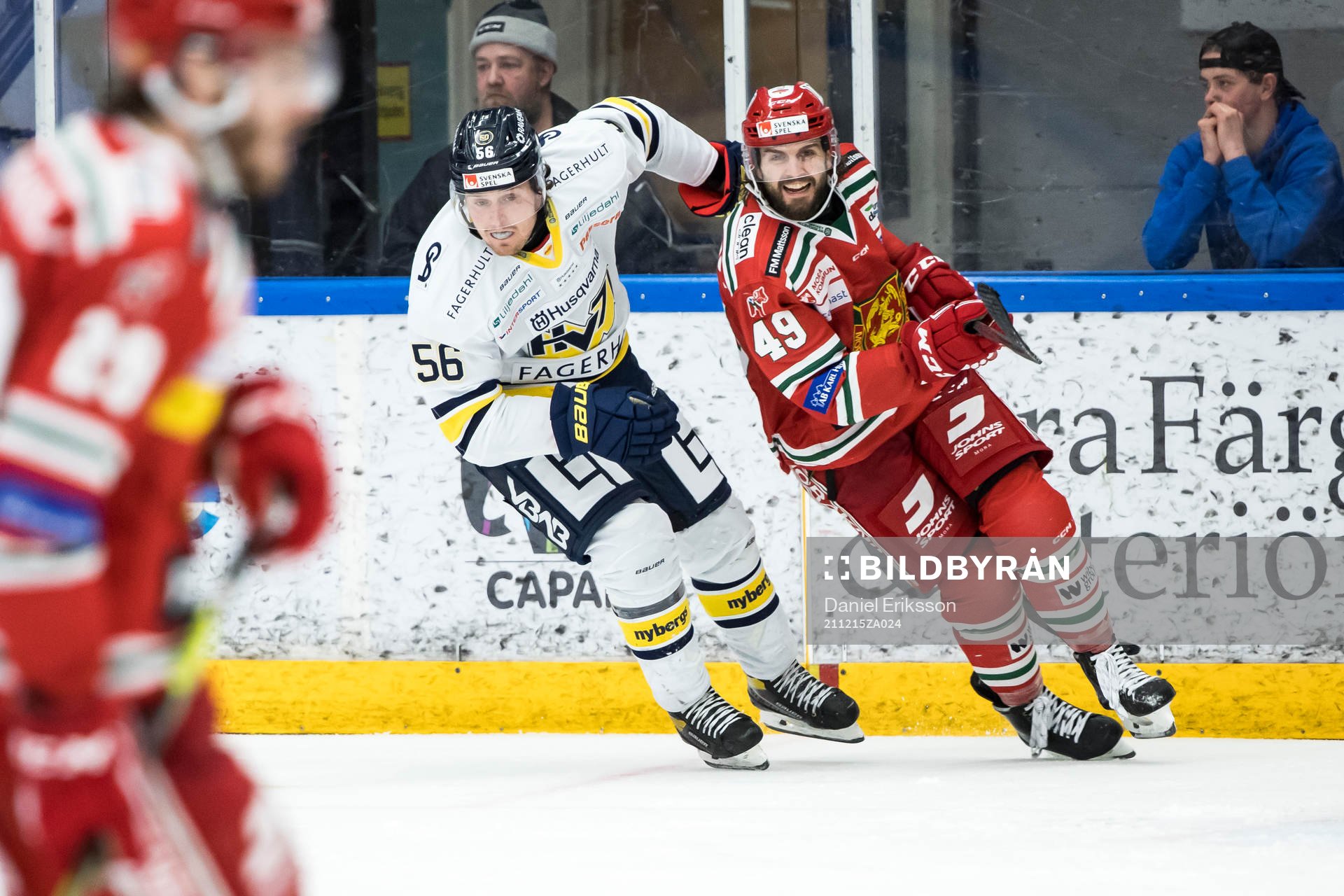 s Fredrik Forsberg och Moras Steven Seigo