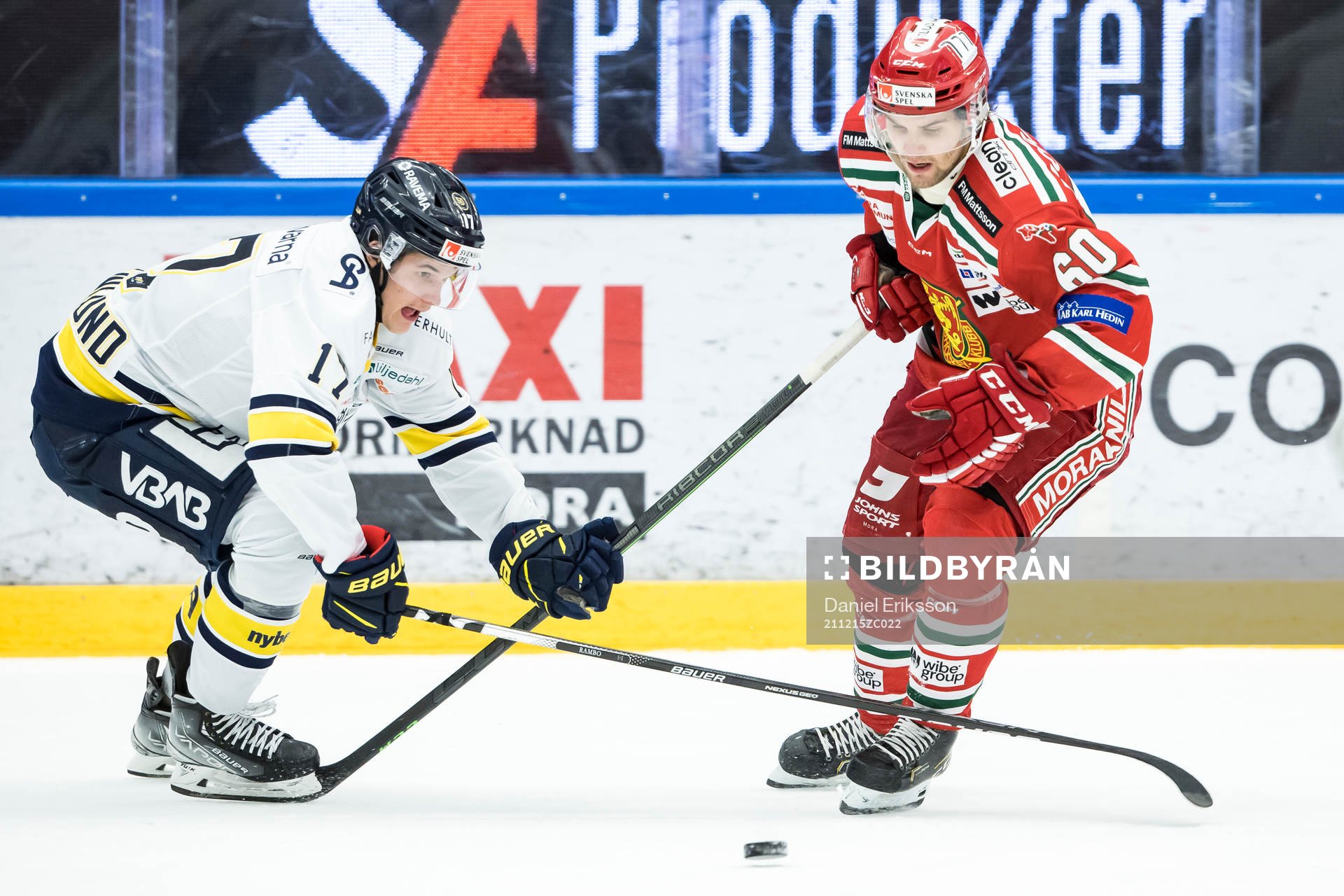 s Max Wennlund och Moras Kalle Miketinac