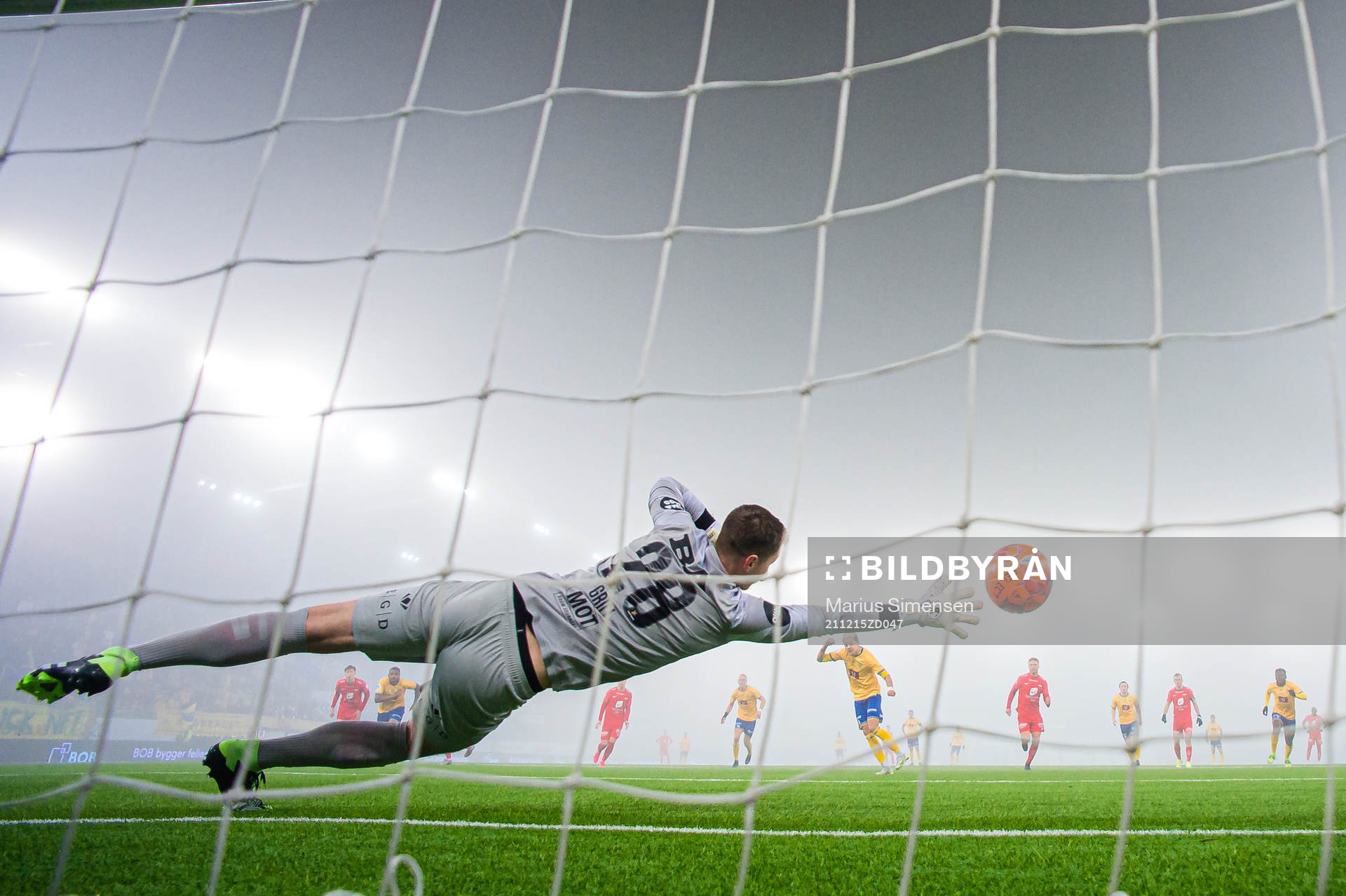 Diego de Jesus Campos Ballestero of Jerv scores the 1-2 goal