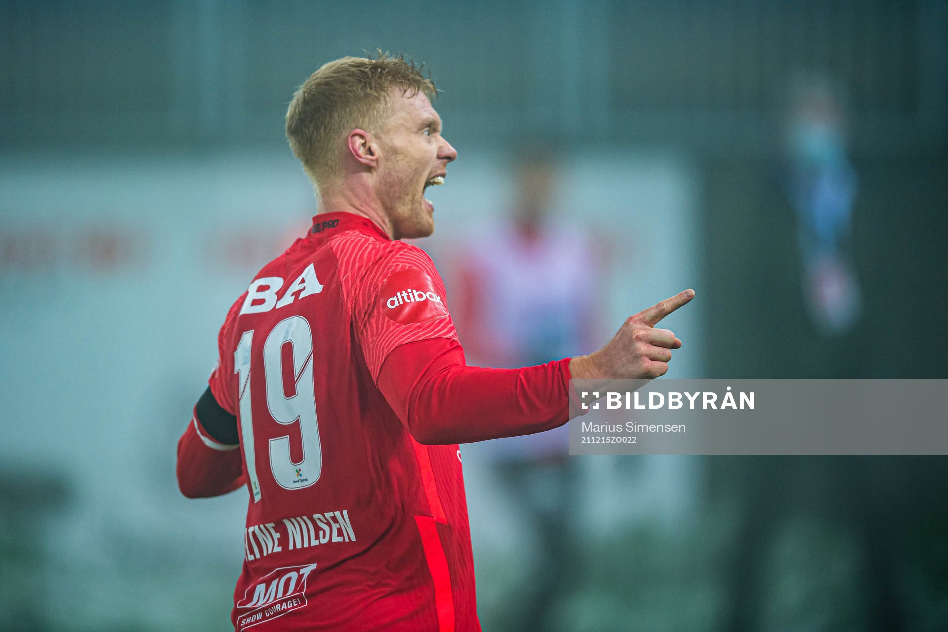 Sivert Heltne Nilsen of Brann celebrates