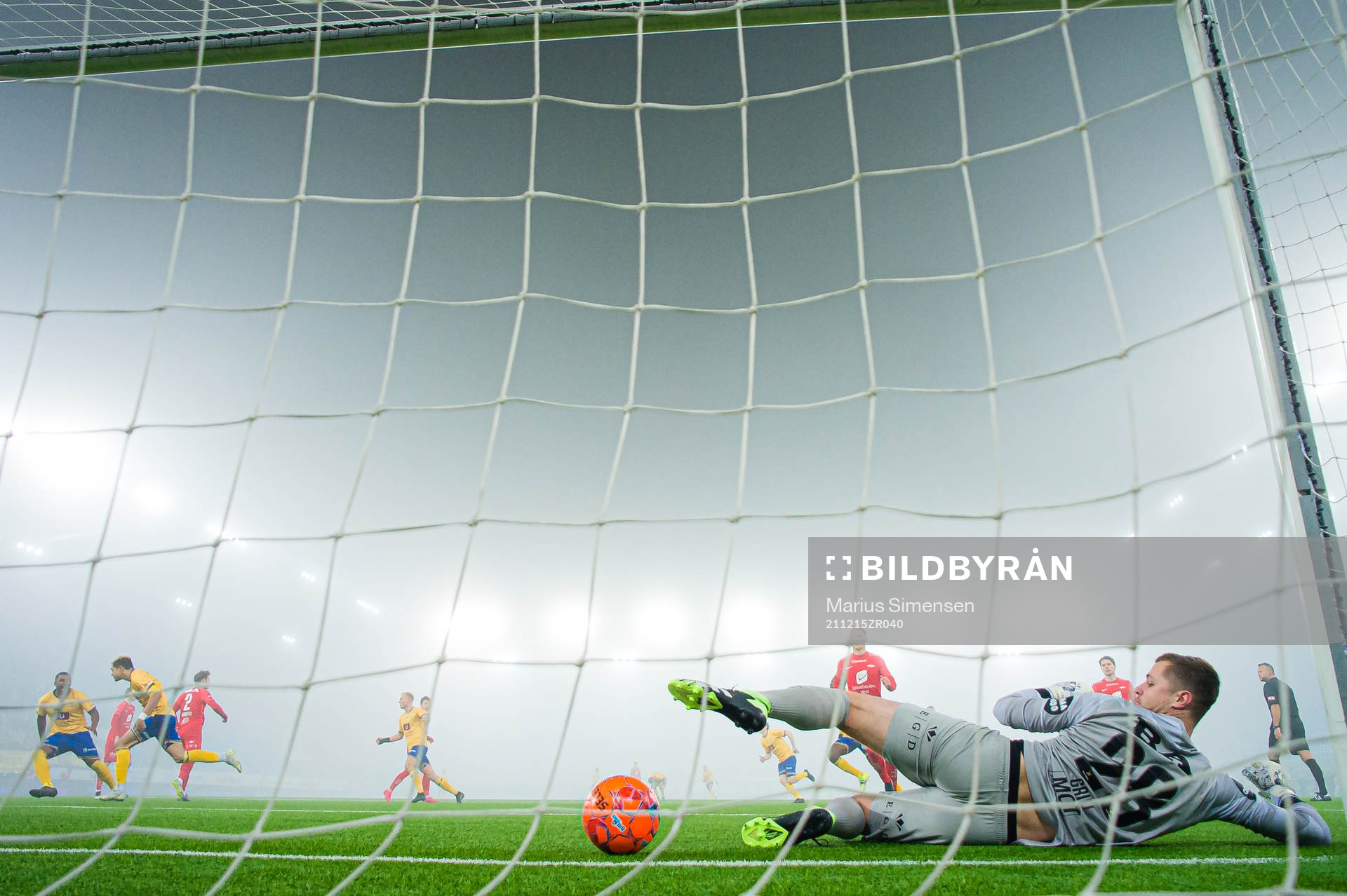 Diego de Jesus Campos Ballestero of Jerv celebrates