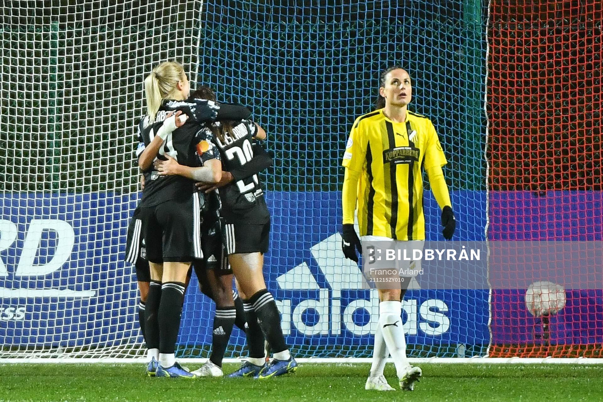 Ada HEGERBERG of Lyon and Delphine CASCARINO of Lyon