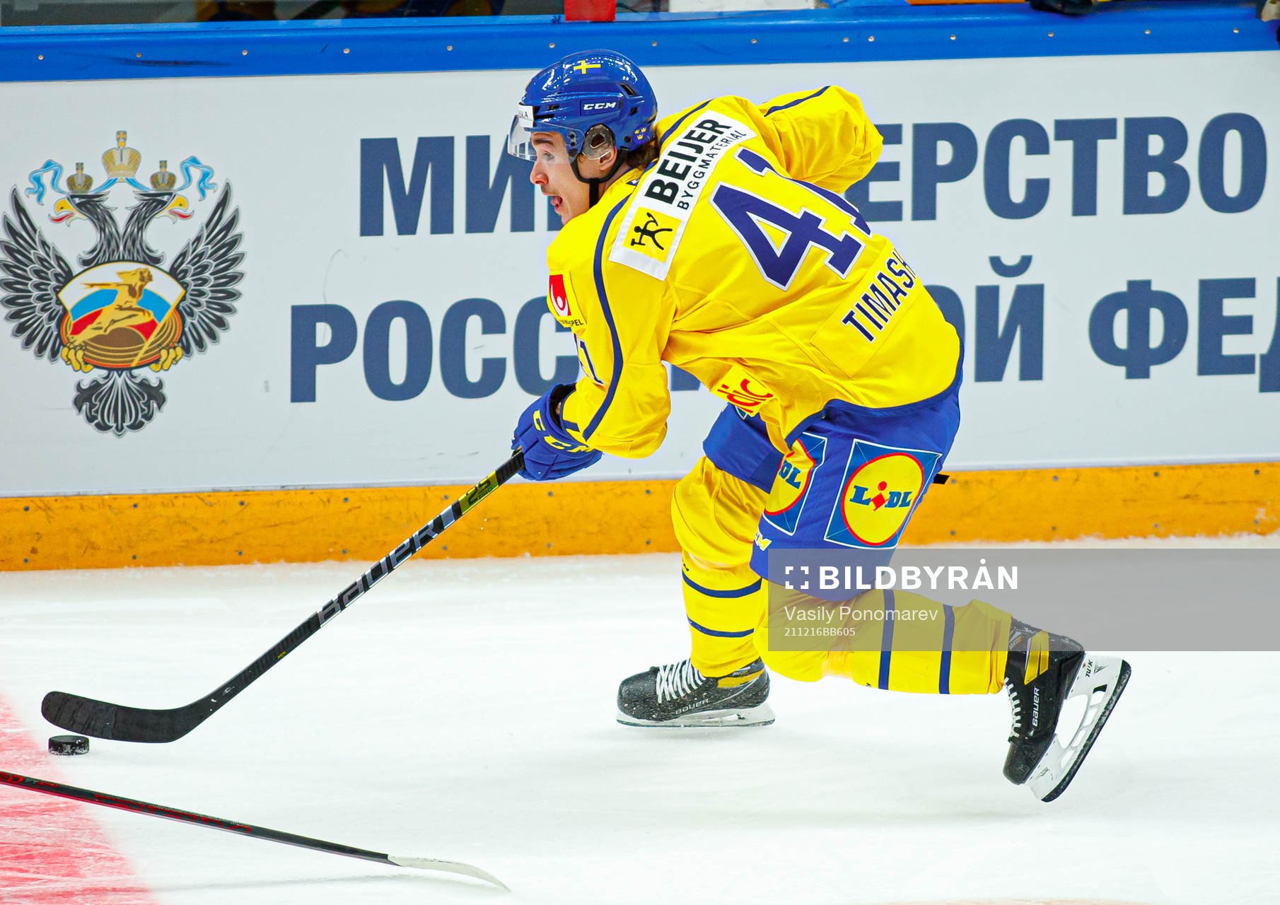 Dmytro Timashov of Sweden