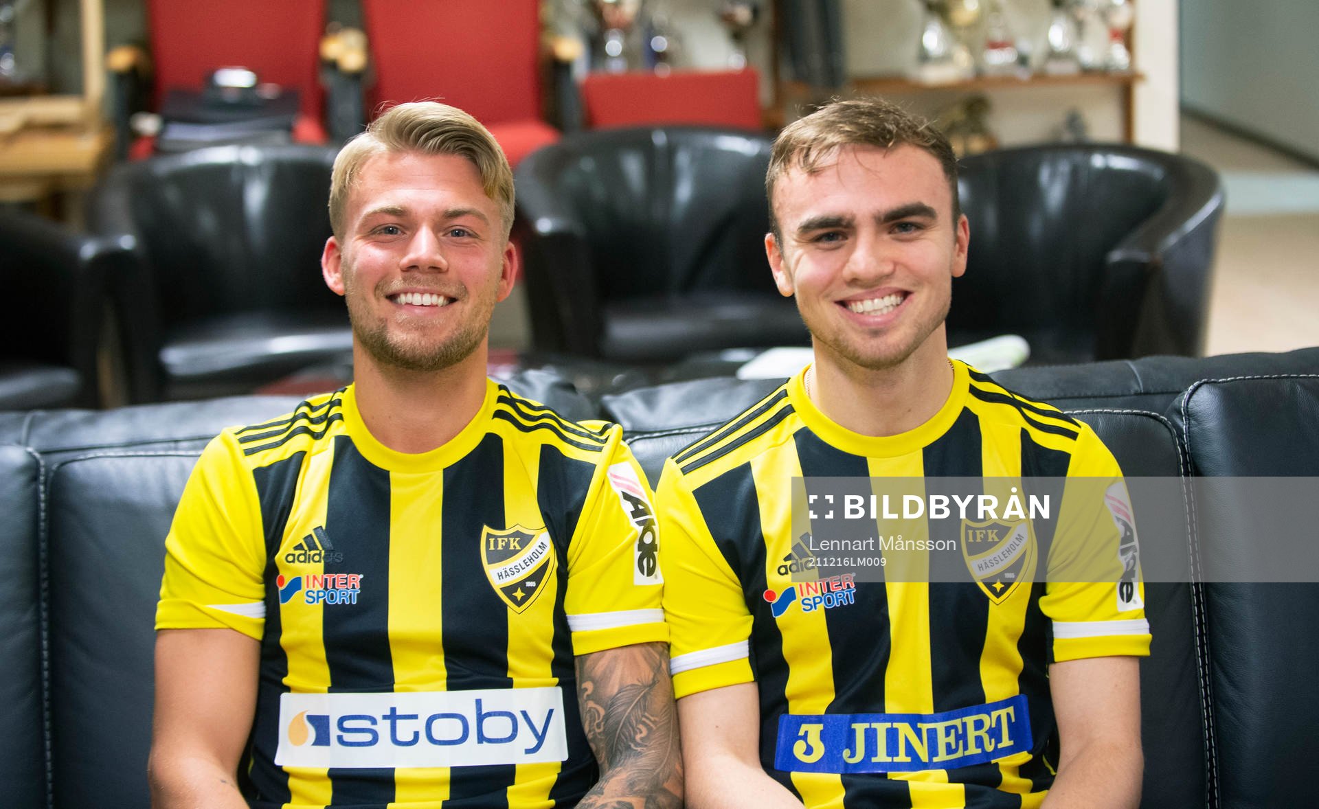 IFK Hässleholms nyförvärv Jens Lynard och Ludvig Hegdal
