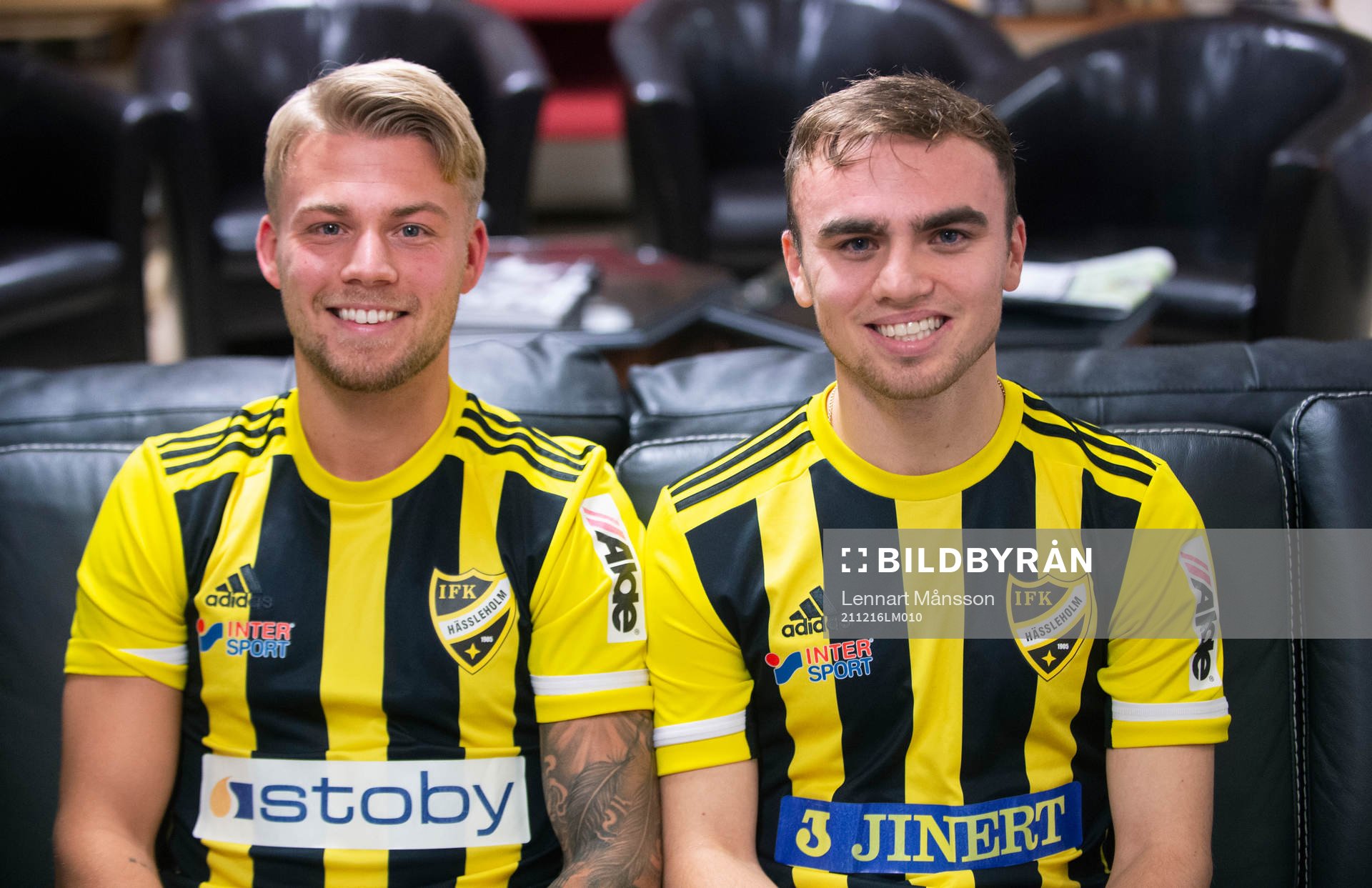 IFK Hässleholms nyförvärv Jens Lynard och Ludvig Hegdal