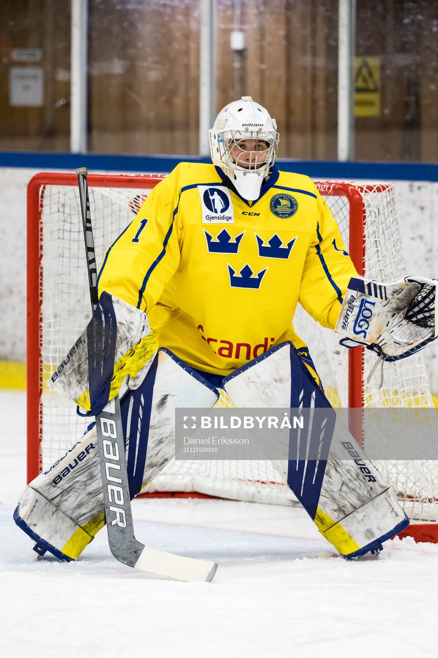 Sverige U18 målvakt Gustav Albihn
