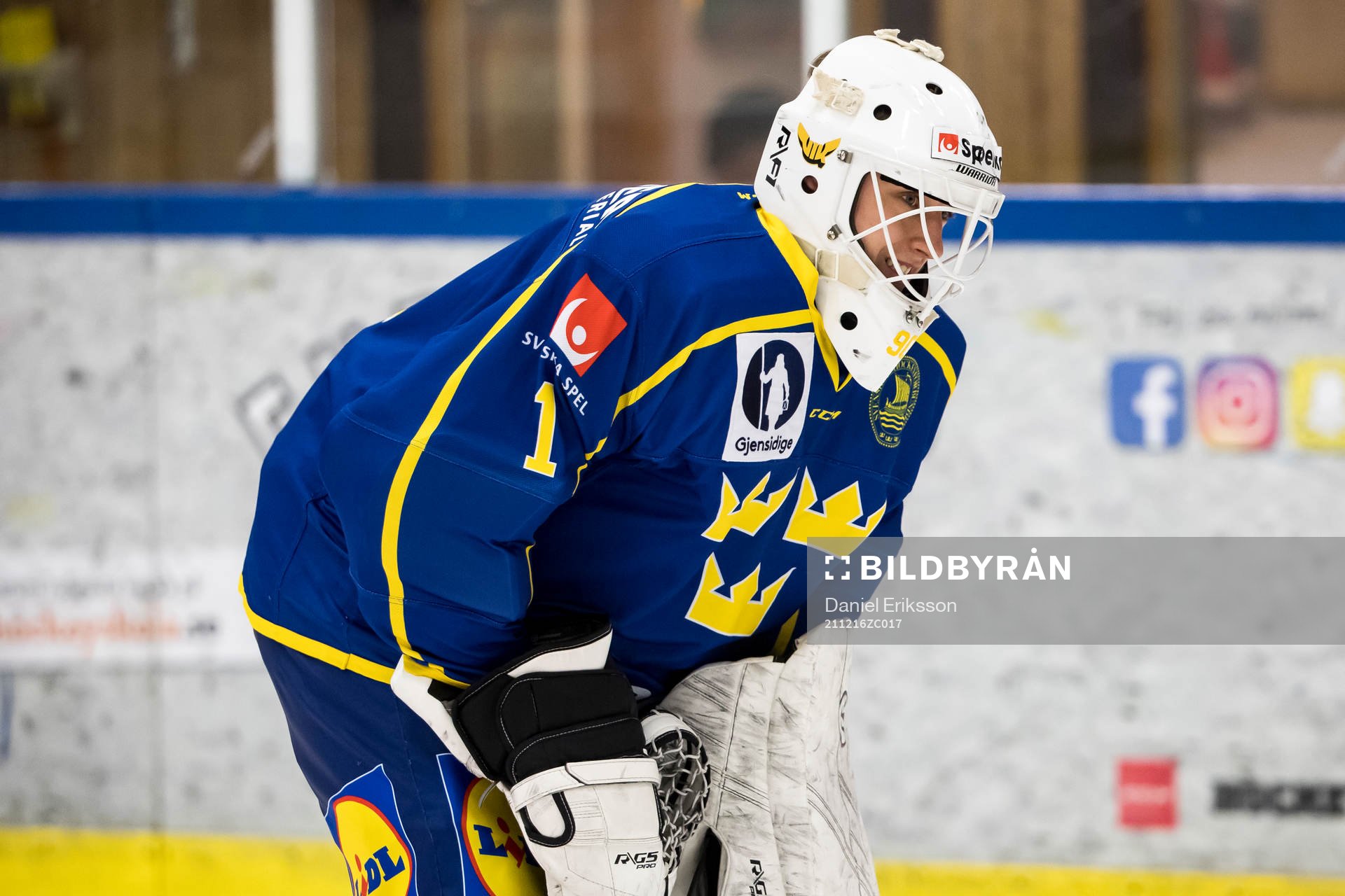 Sverige U19 målvakt Ian Blomquist