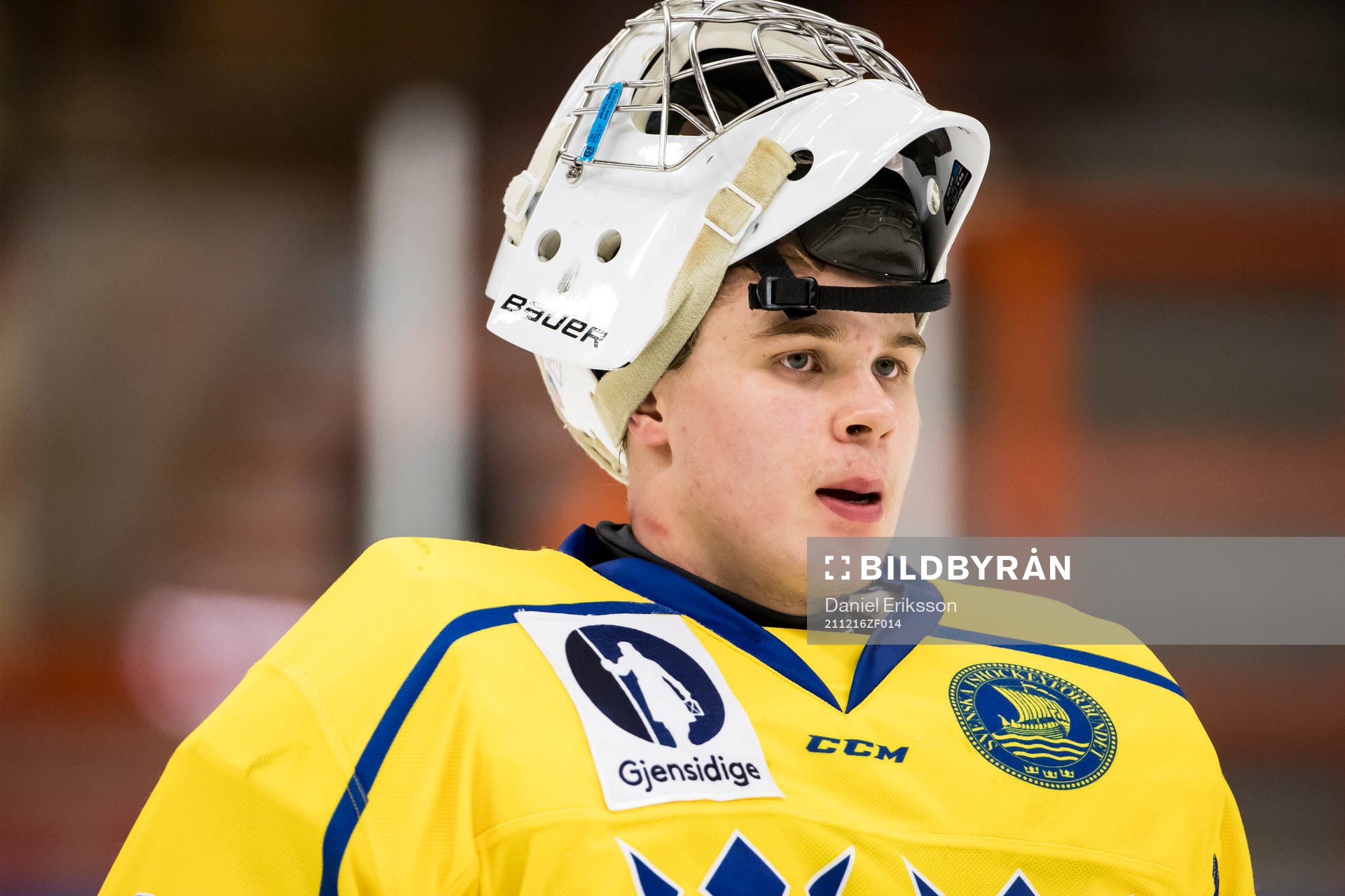 Sverige U18 målvakt Gustav Albihn