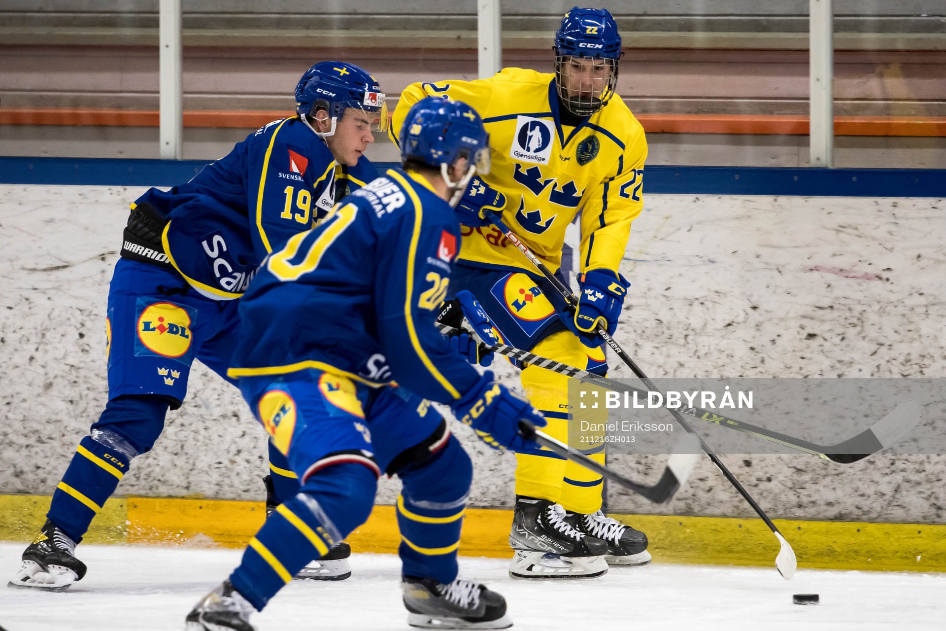 Sverige U18 Alexander Suzdalev och Sverige U19 Gabriel