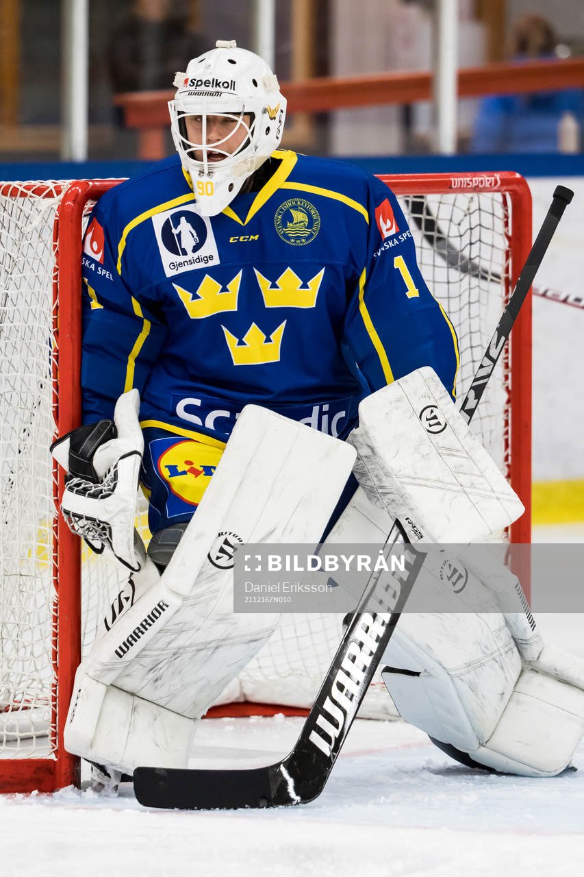 Sverige U19 målvakt Ian Blomquist