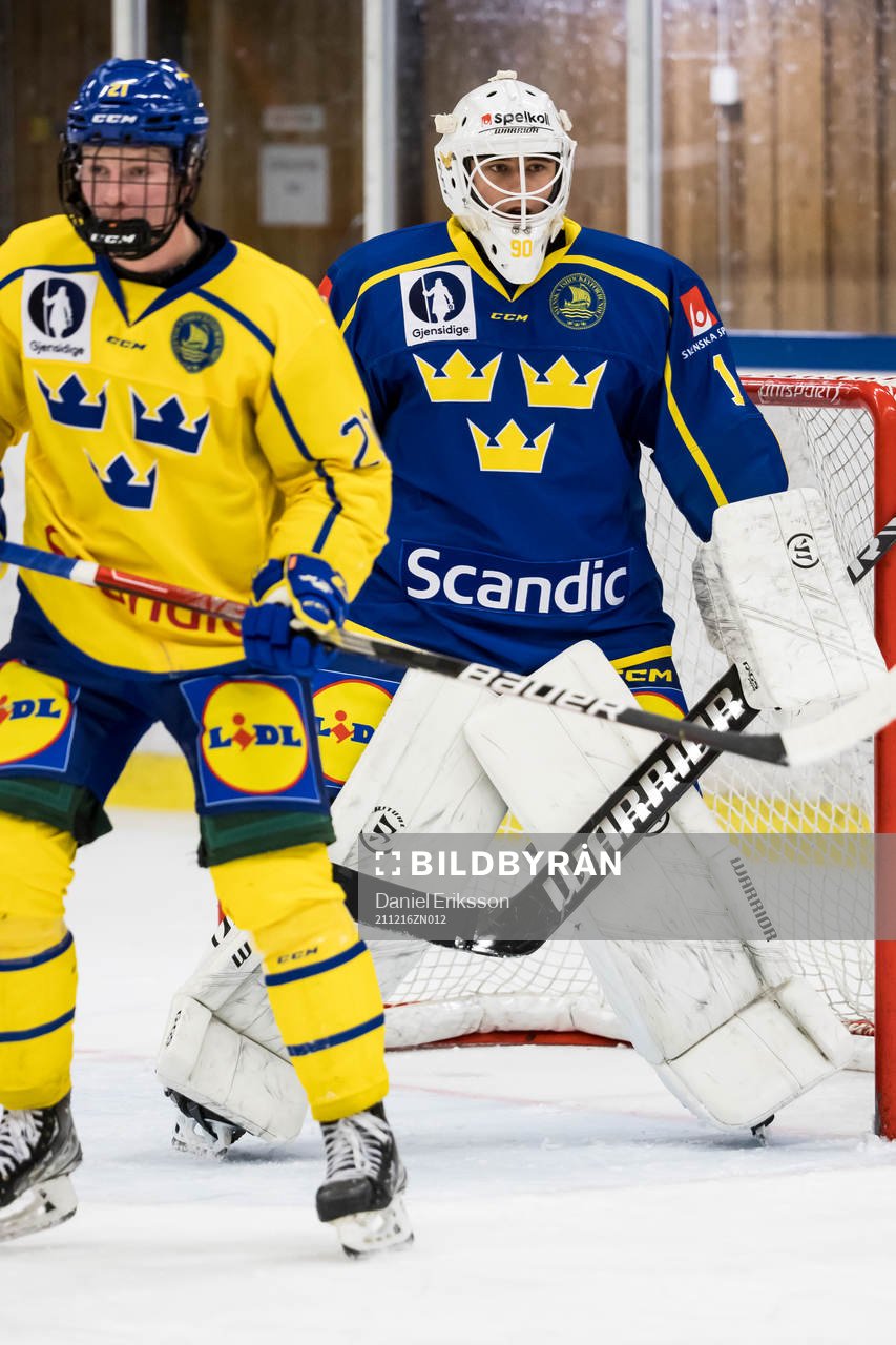 Sverige U19 målvakt Ian Blomquist