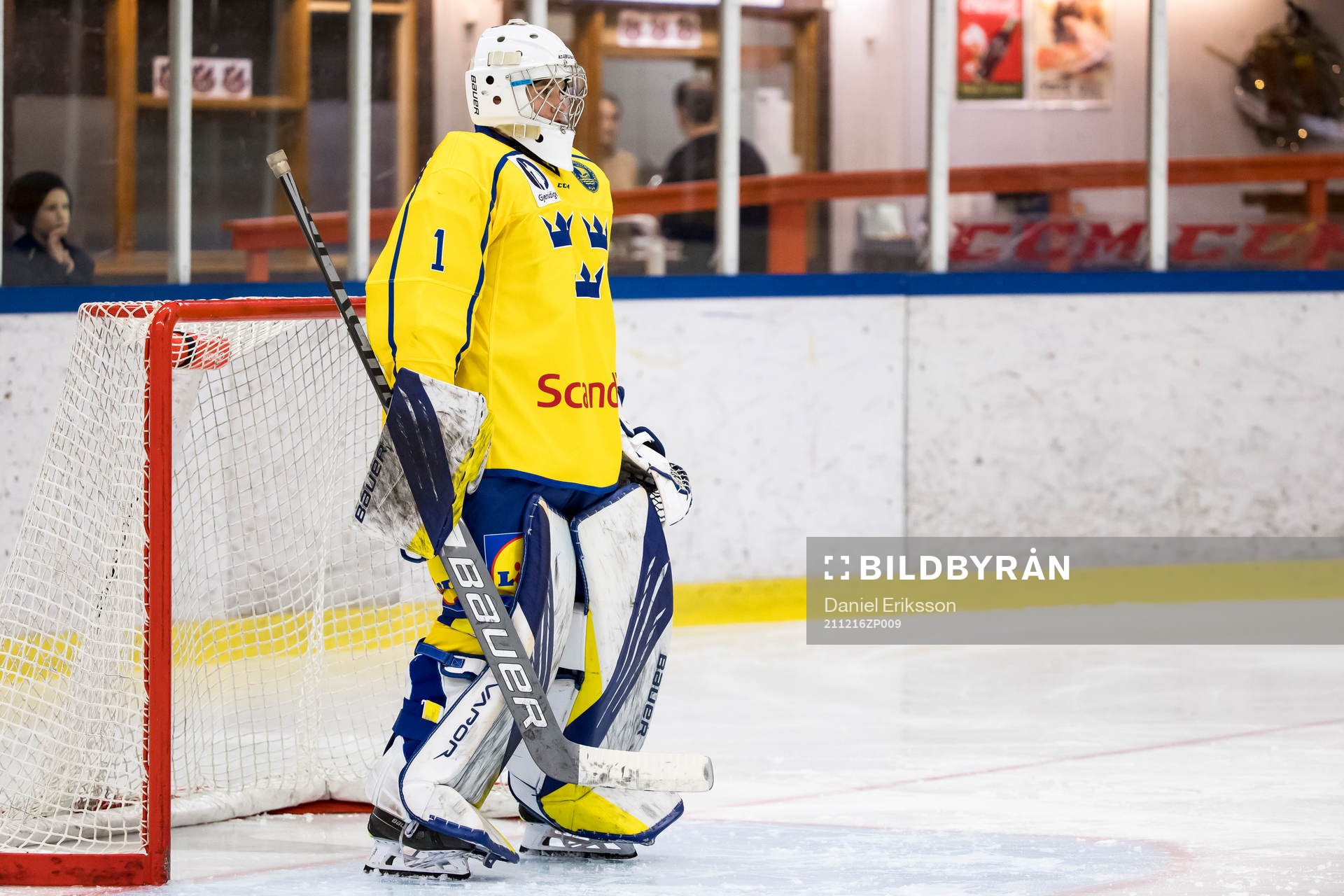 Sverige U18 målvakt Gustav Albihn