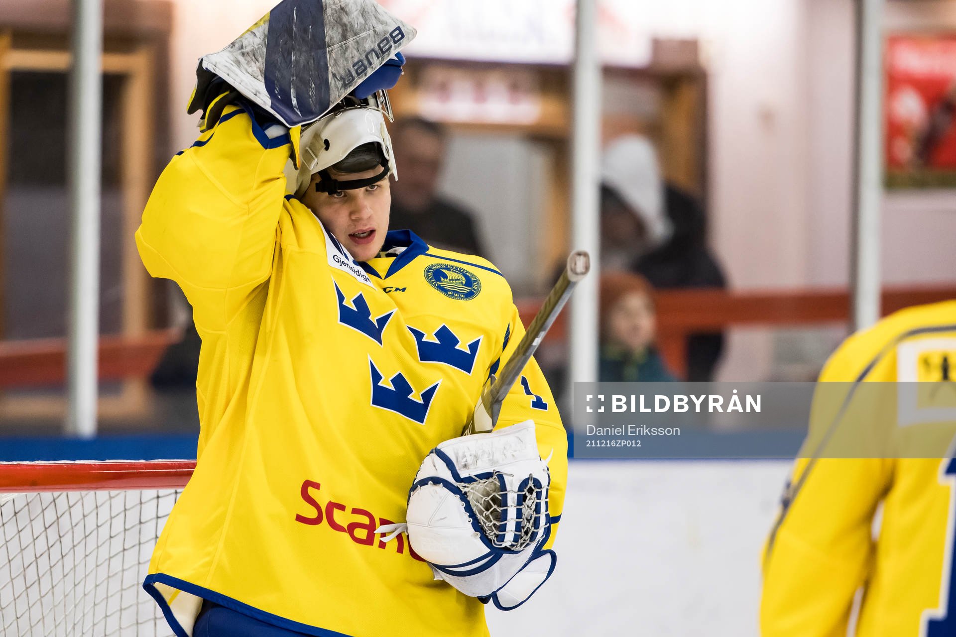 Sverige U18 målvakt Gustav Albihn
