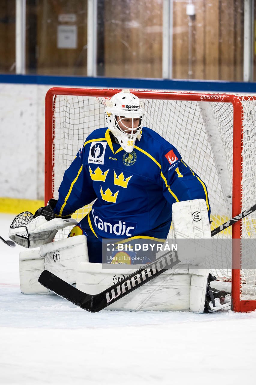 Sverige U19 målvakt Ian Blomquist
