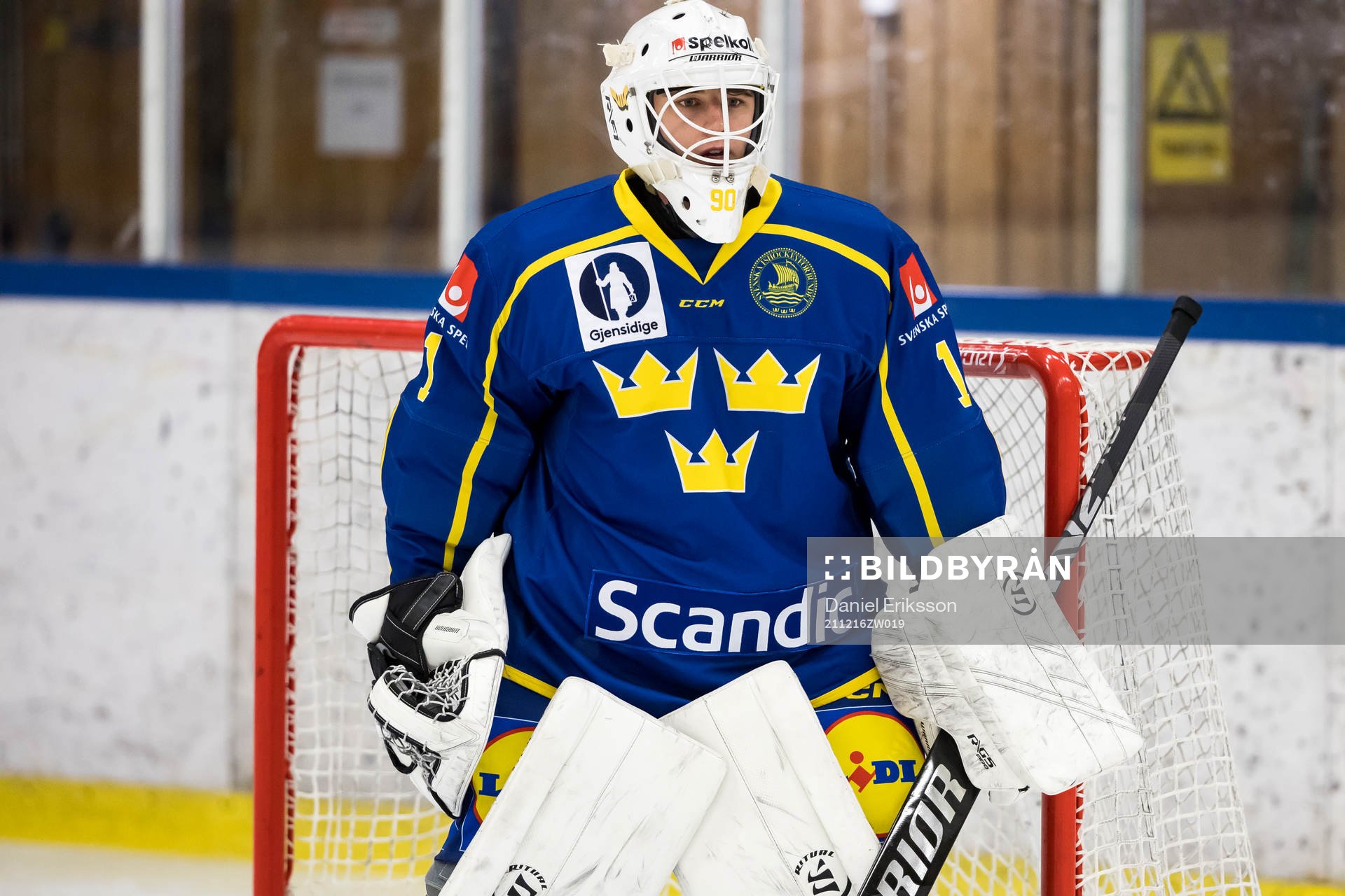 Sverige U19 målvakt Ian Blomquist